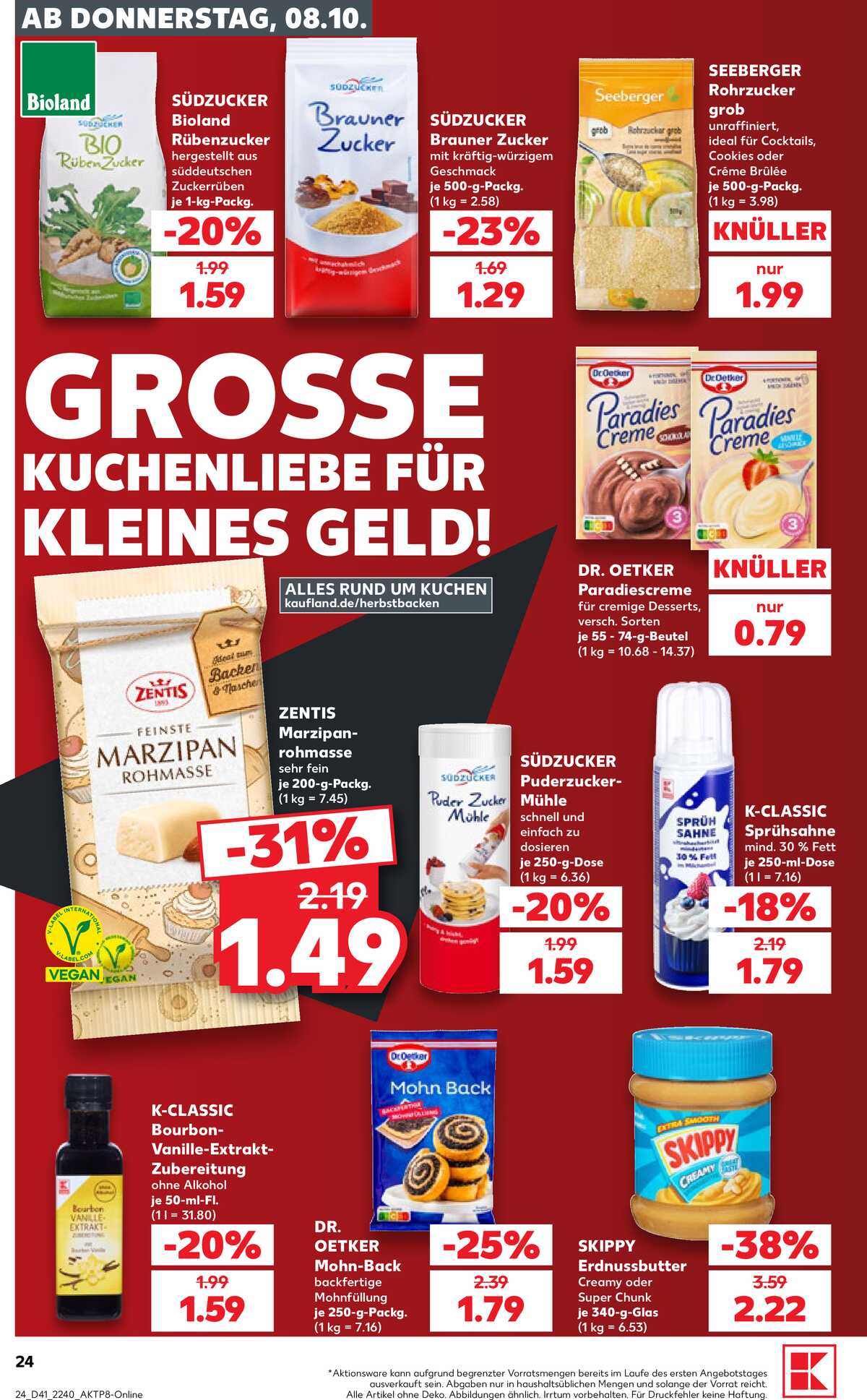 Leták Kaufland Německo 8.10.-14.10.2026 strana 24