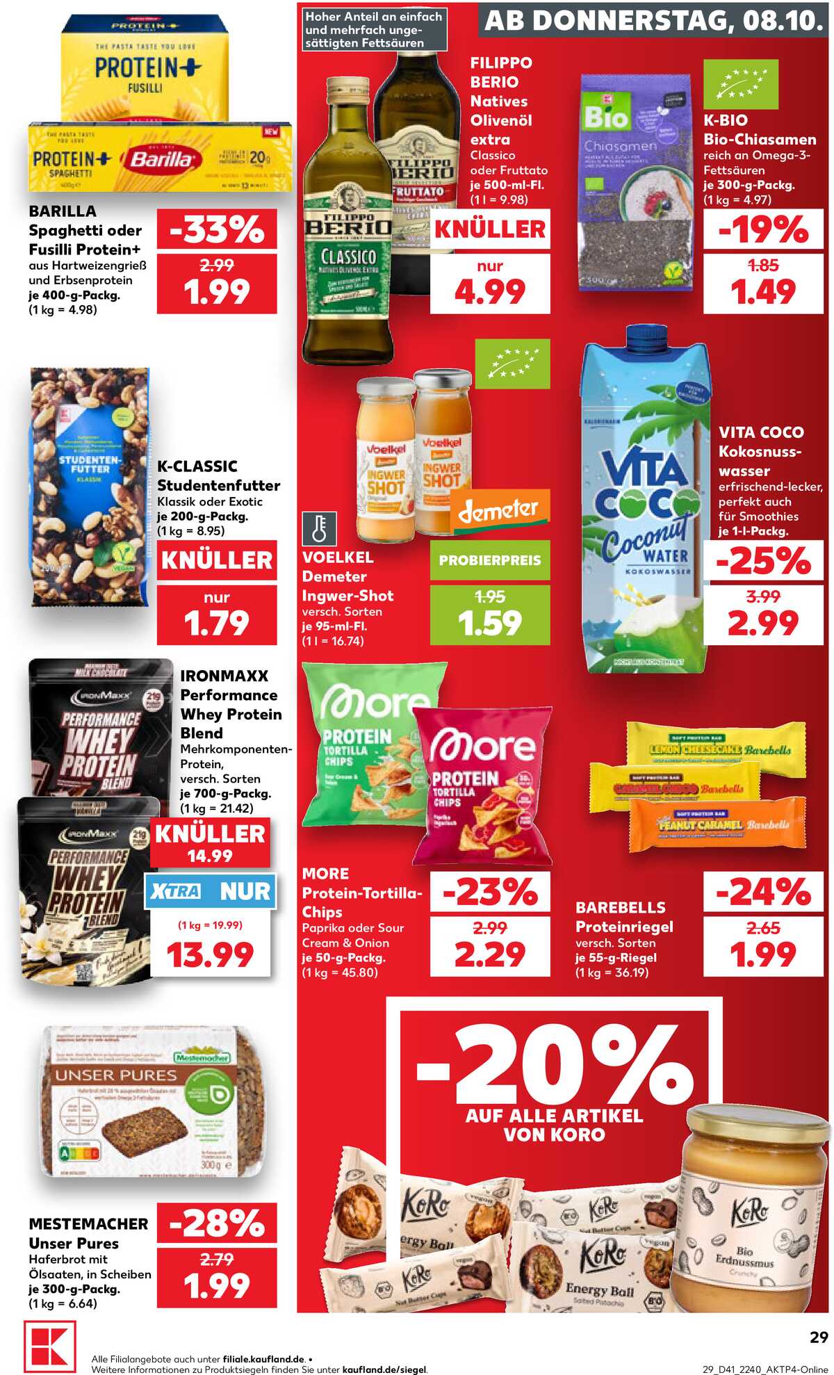 Leták Kaufland Německo 8.10.-14.10.2026 strana 29