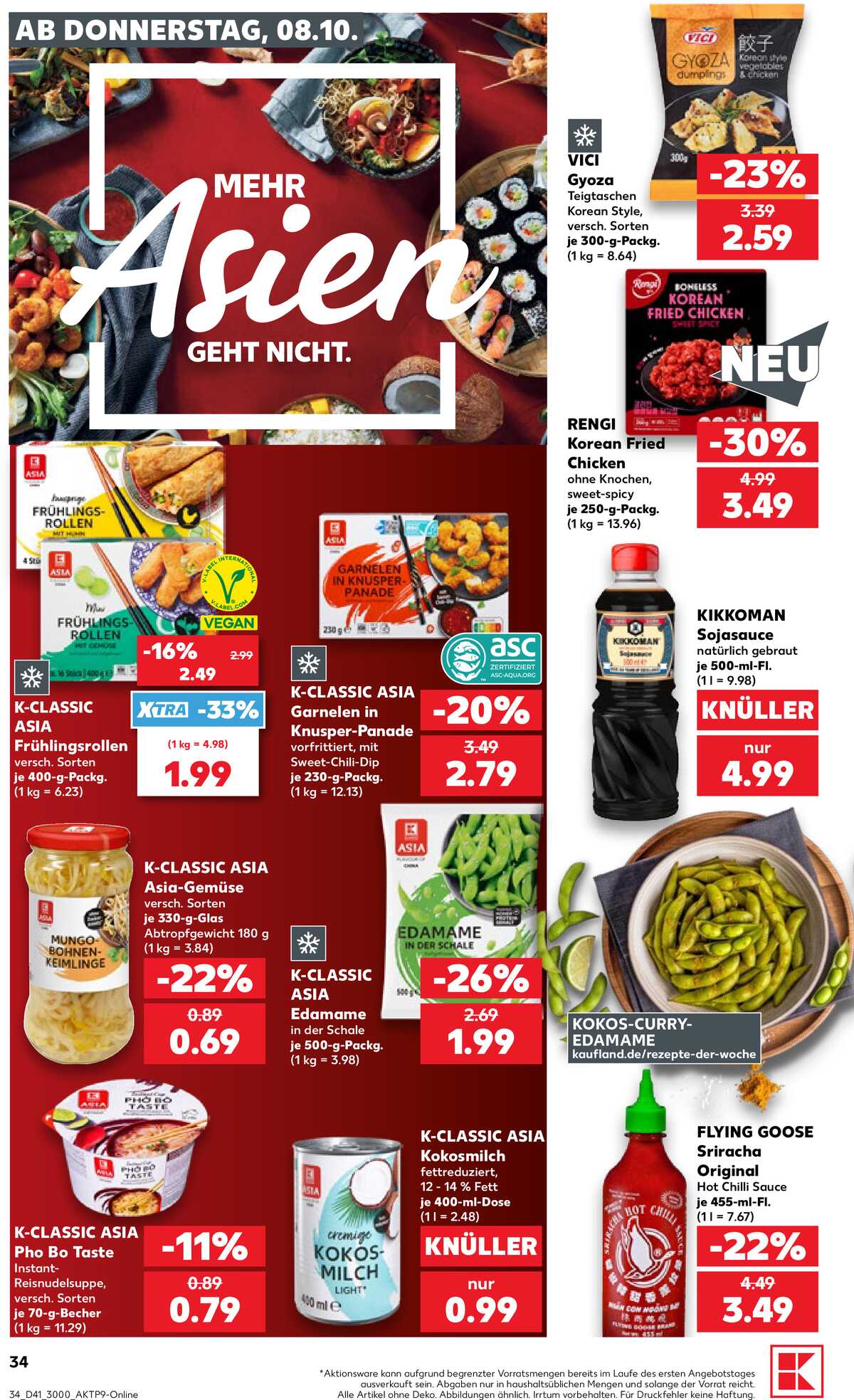 Leták Kaufland Německo 8.10.-14.10.2026 strana 34