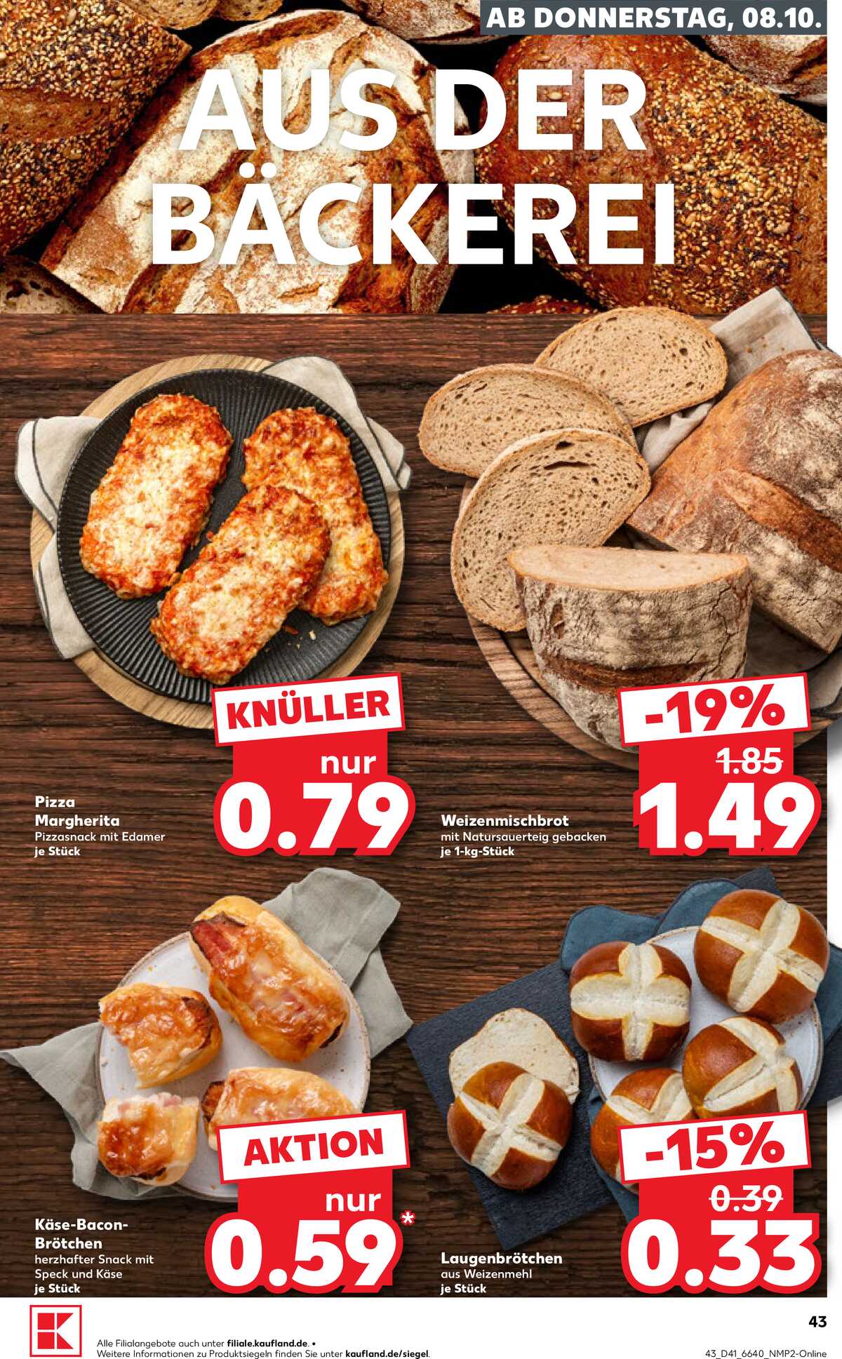 Leták Kaufland Německo 8.10.-14.10.2026 strana 43