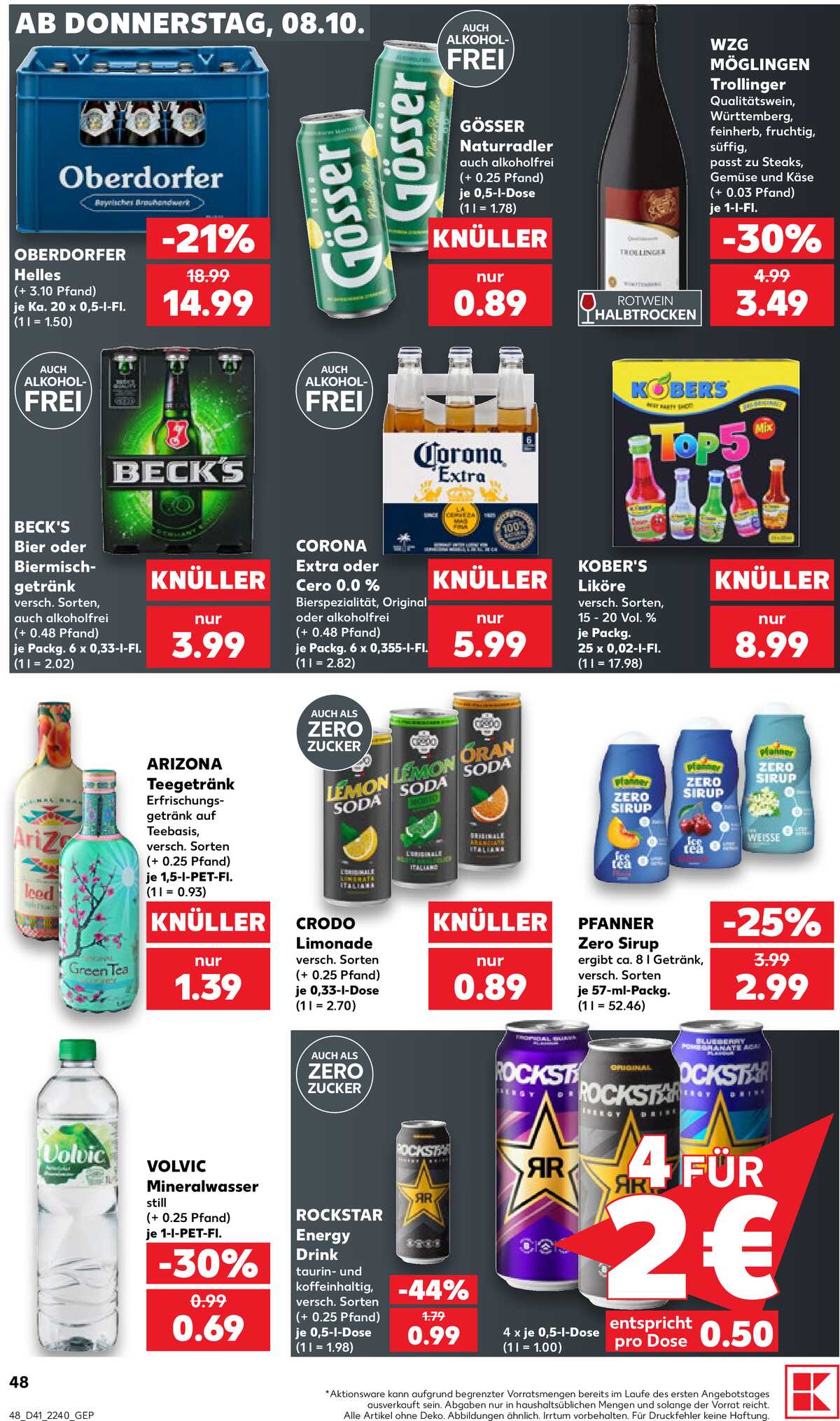 Leták Kaufland Německo 8.10.-14.10.2026 strana 48