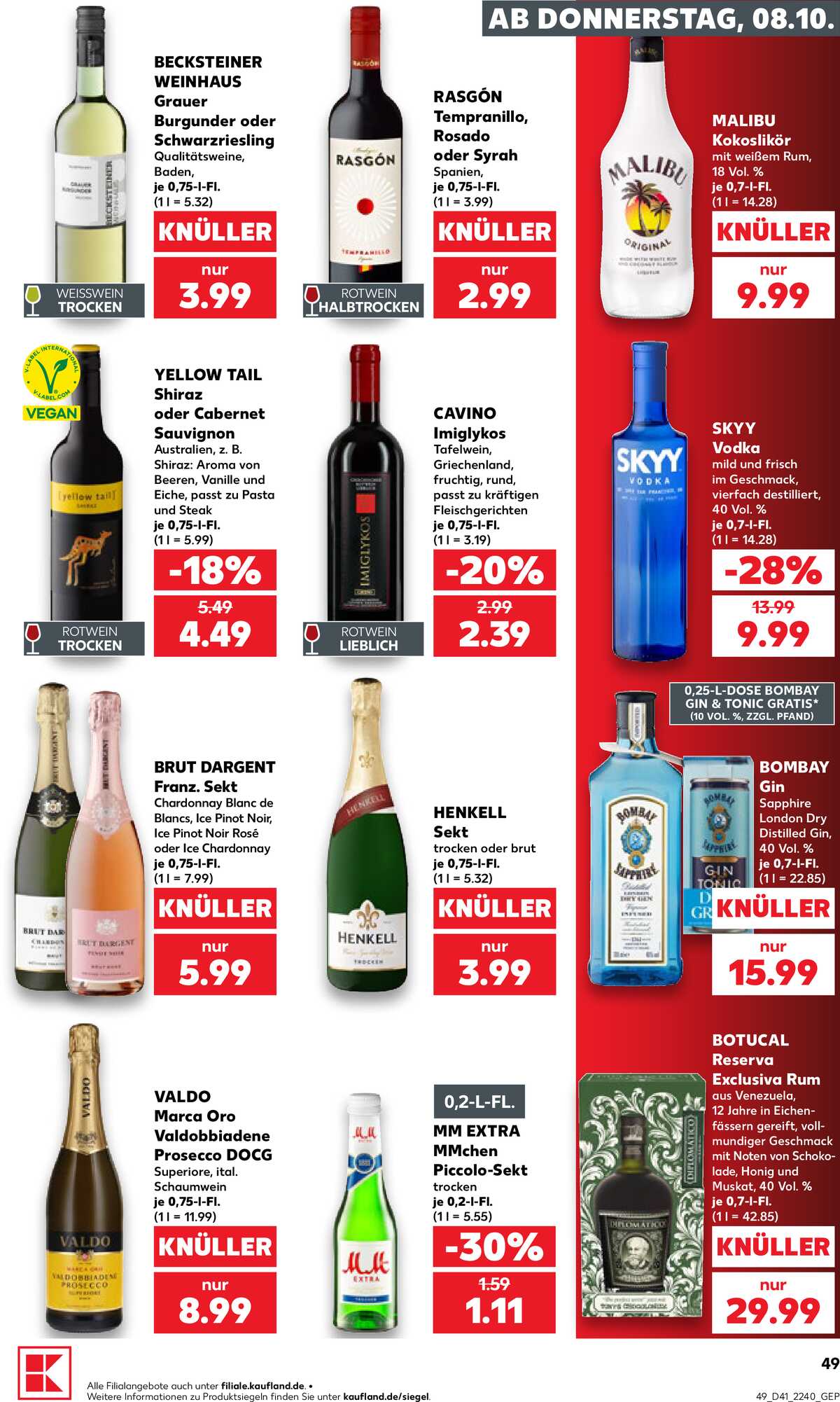 Leták Kaufland Německo 8.10.-14.10.2026 strana 49