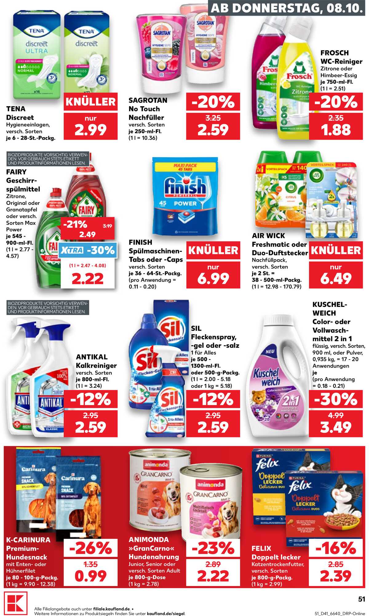 Leták Kaufland Německo 8.10.-14.10.2026 strana 51