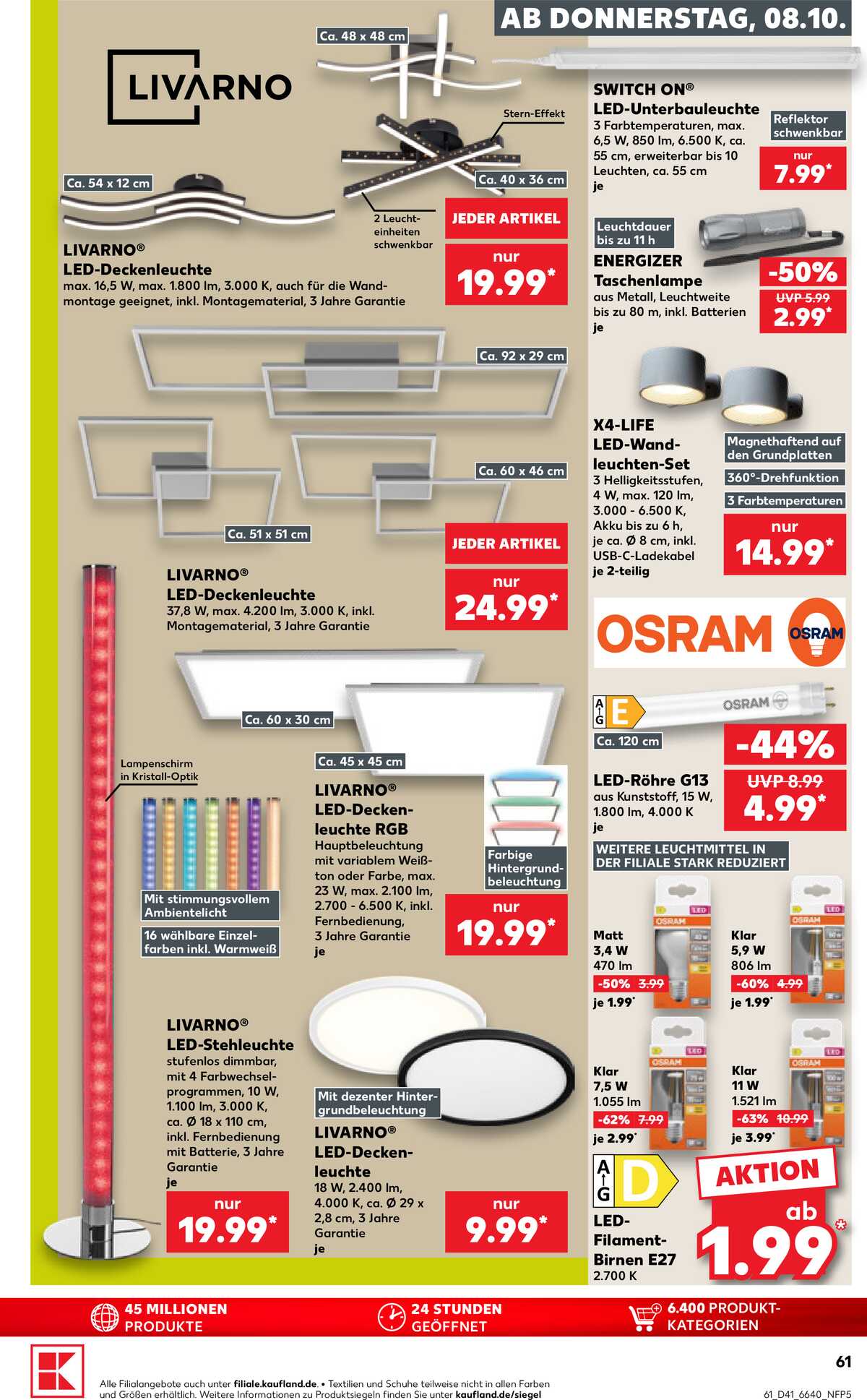 Leták Kaufland Německo 8.10.-14.10.2026 strana 61