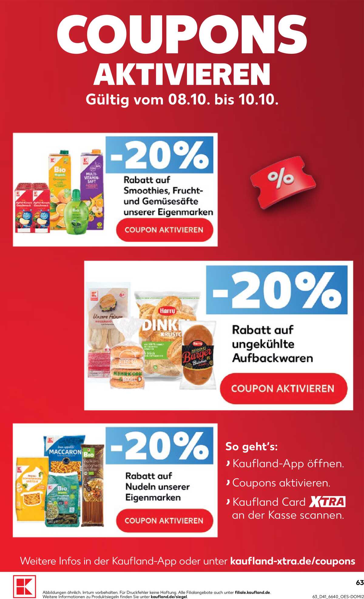 Leták Kaufland Německo 8.10.-14.10.2026 strana 63