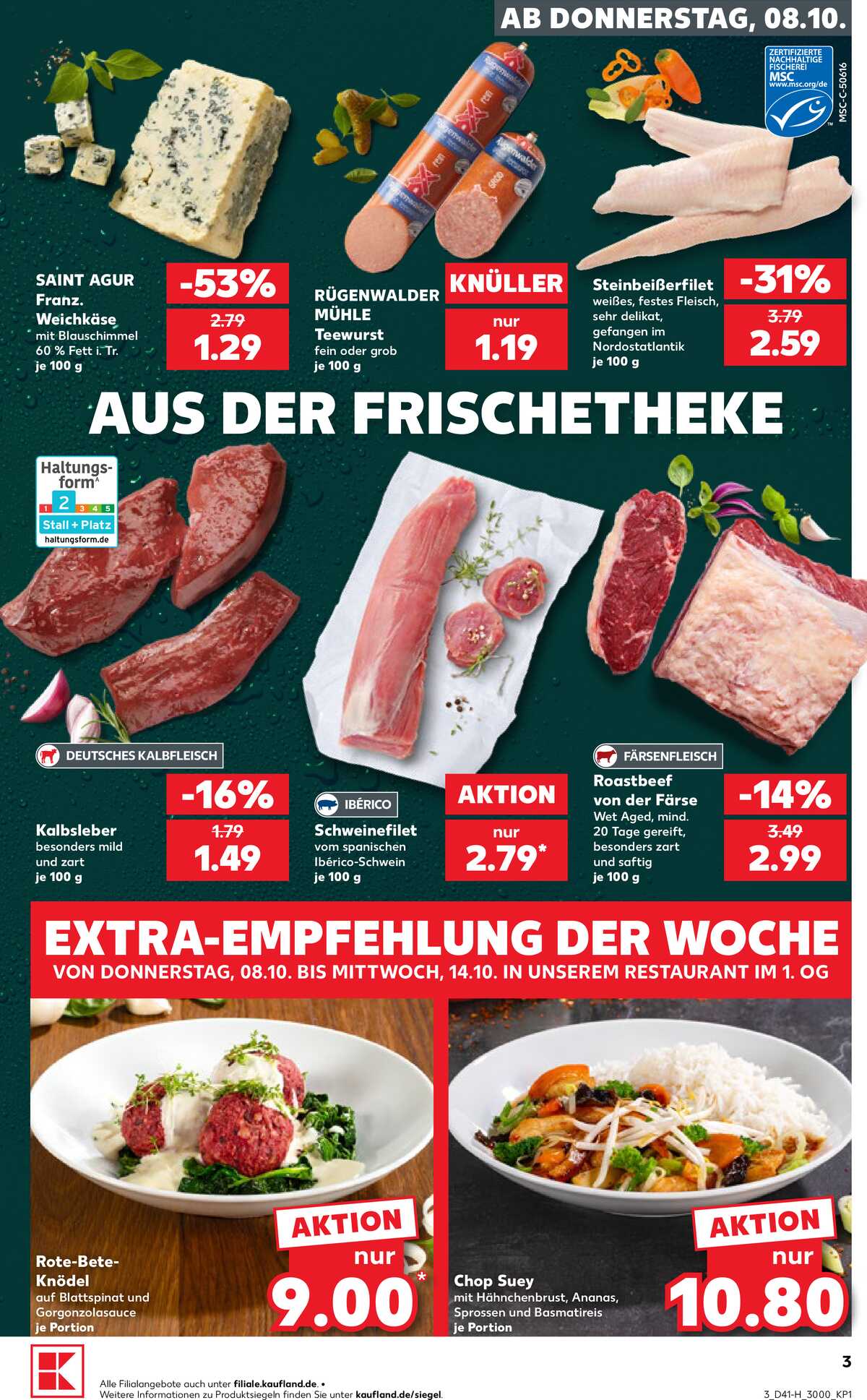 Leták Kaufland Německo 8.10.-14.10.2026 strana 3