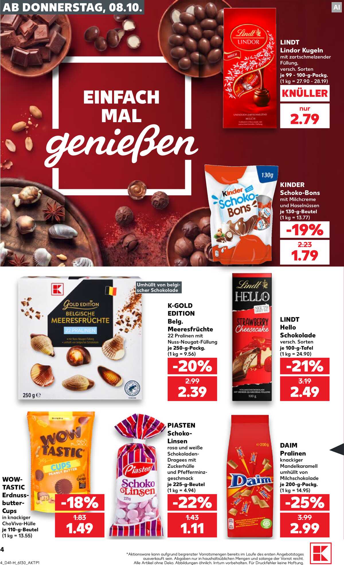 Leták Kaufland Německo 8.10.-14.10.2026 strana 4