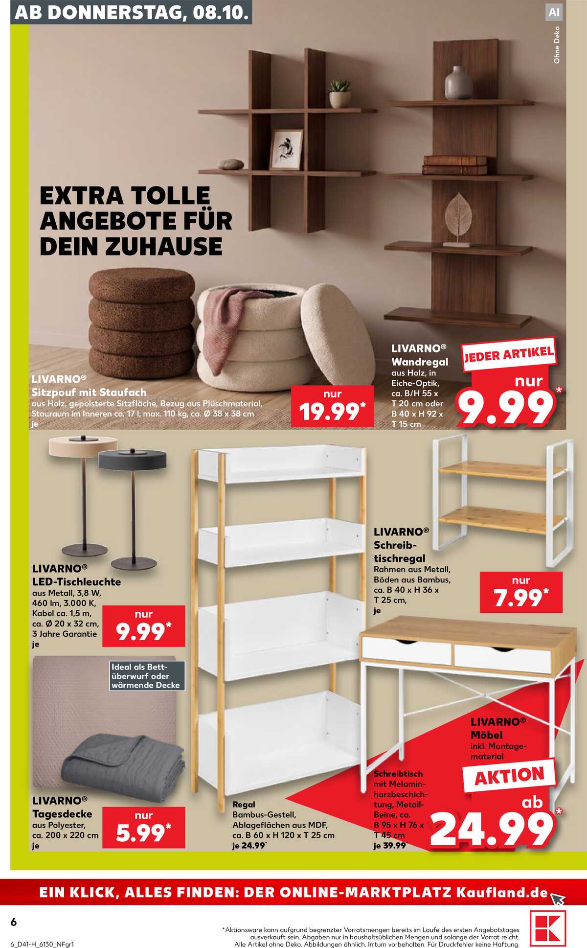 Leták Kaufland Německo 8.10.-14.10.2026 strana 6