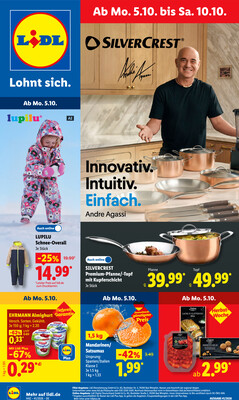 Leták Lidl Německo 5.10.-10.10.2026