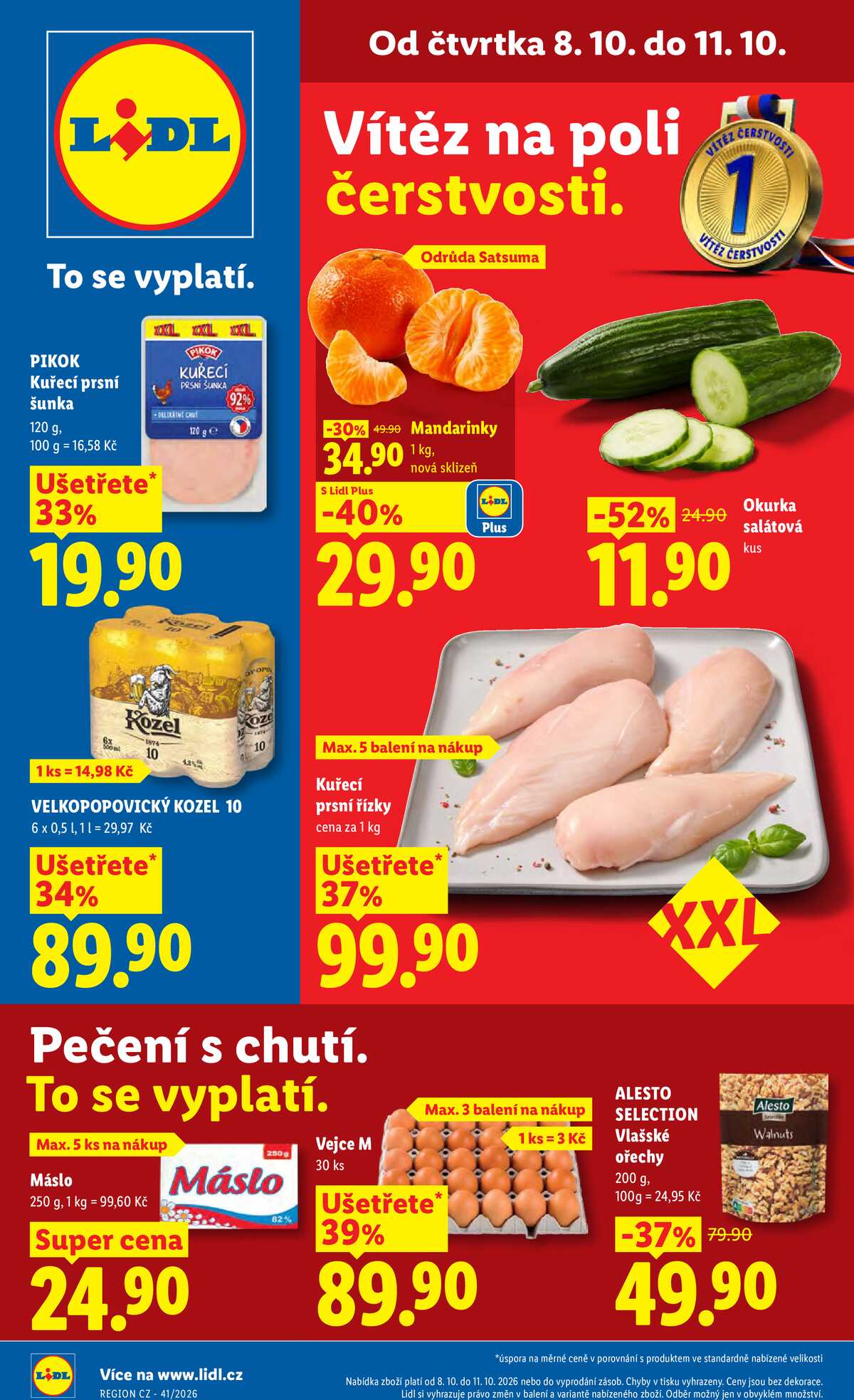 Lidl Čtvrtek od 8.10. do 11.10.2026 strana 1
