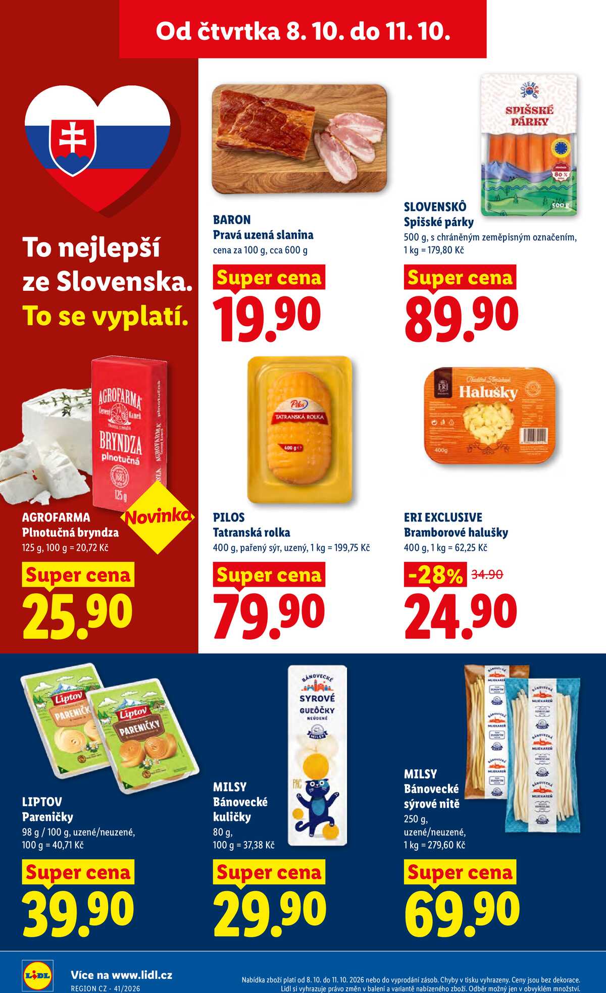 Lidl Čtvrtek od 8.10. do 11.10.2026 strana 22