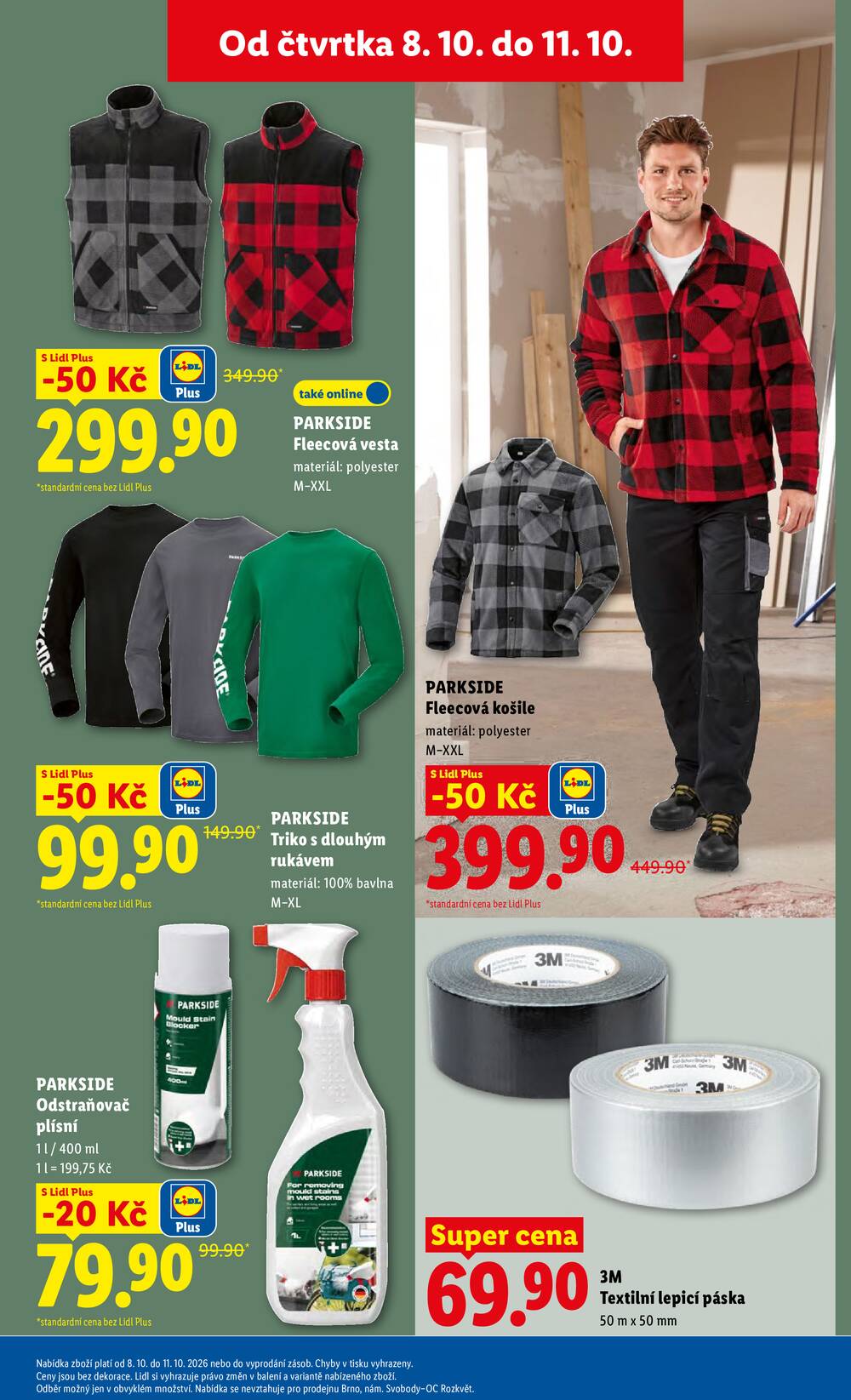 Lidl Čtvrtek od 8.10. do 11.10.2026
