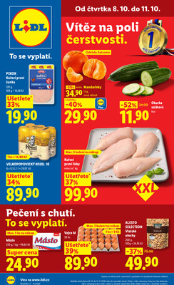 Lidl Čtvrtek od 8.10. do 11.10.2026