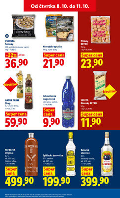 Lidl Čtvrtek od 8.10. do 11.10.2026