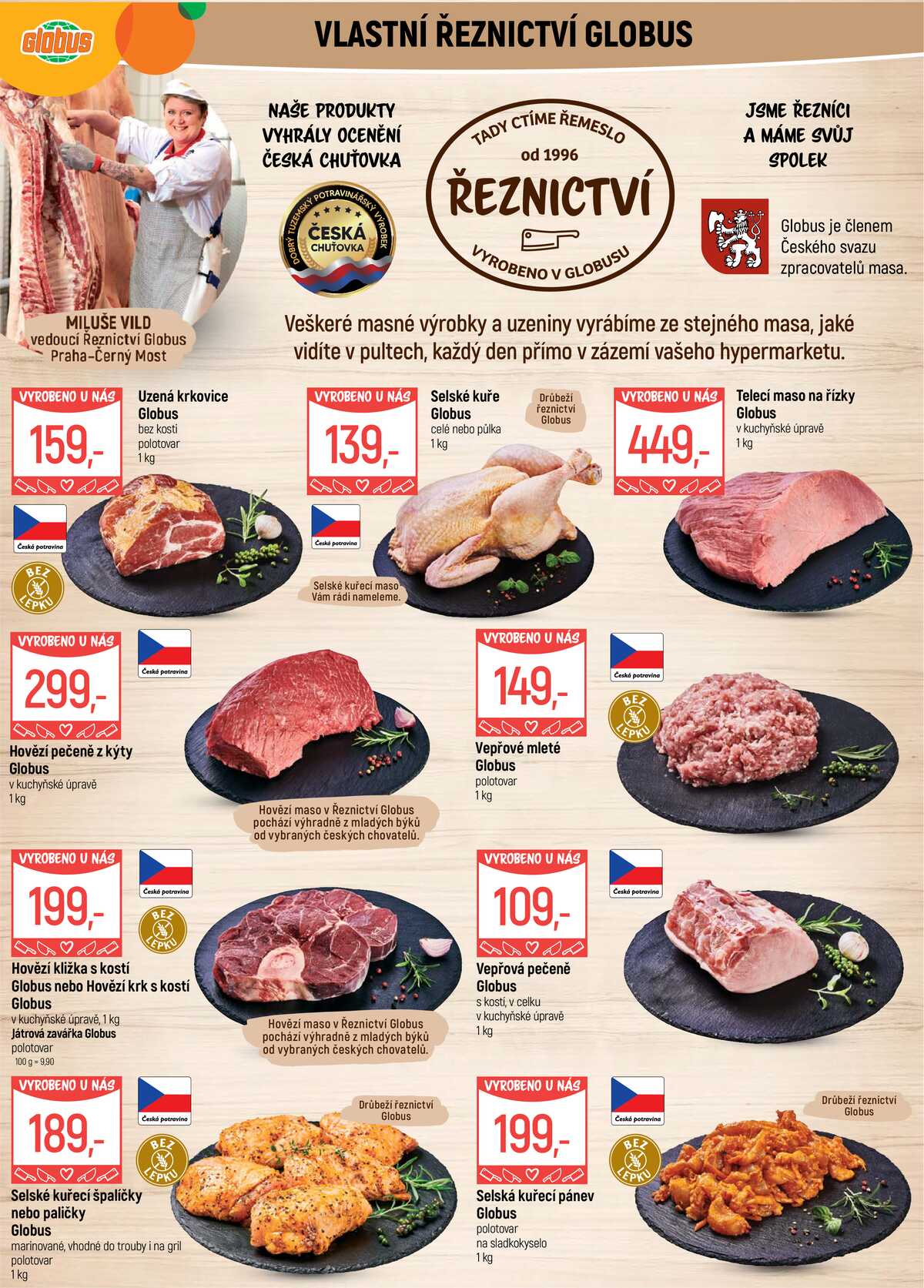 Akční leták Globus 7.10. - 13.10.2026 - Globus Praha - Centrum Černý Most strana 5