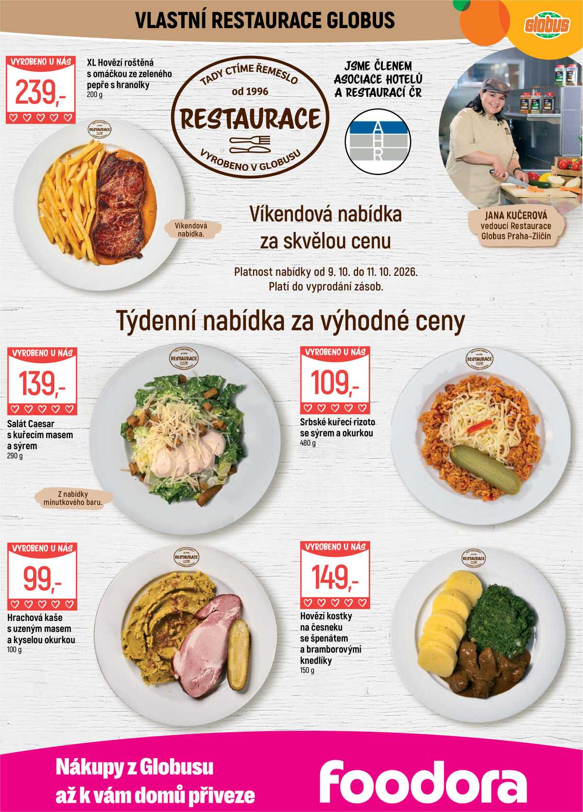Akční leták Globus 7.10. - 13.10.2026 - Globus Praha - Zličín strana 8