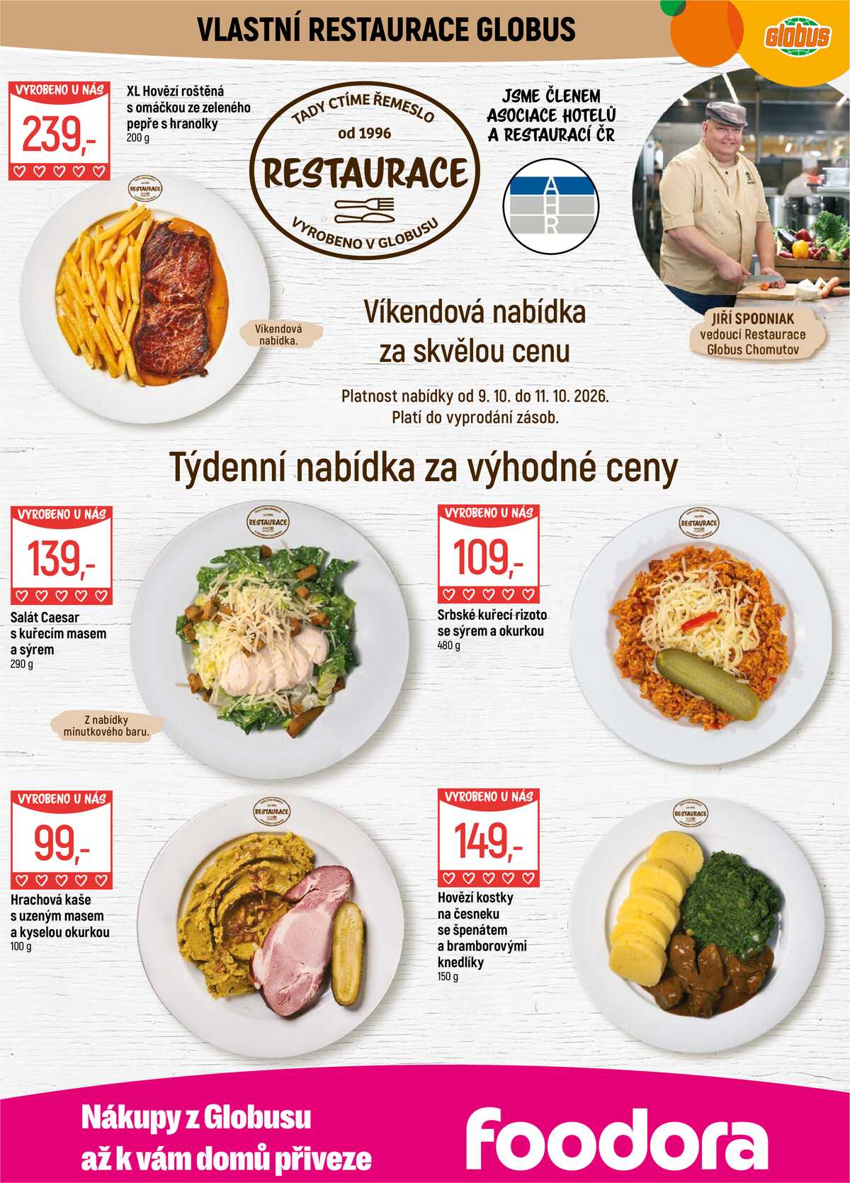 Akční leták Globus 7.10. - 13.10.2026 - Globus Chomutov strana 8