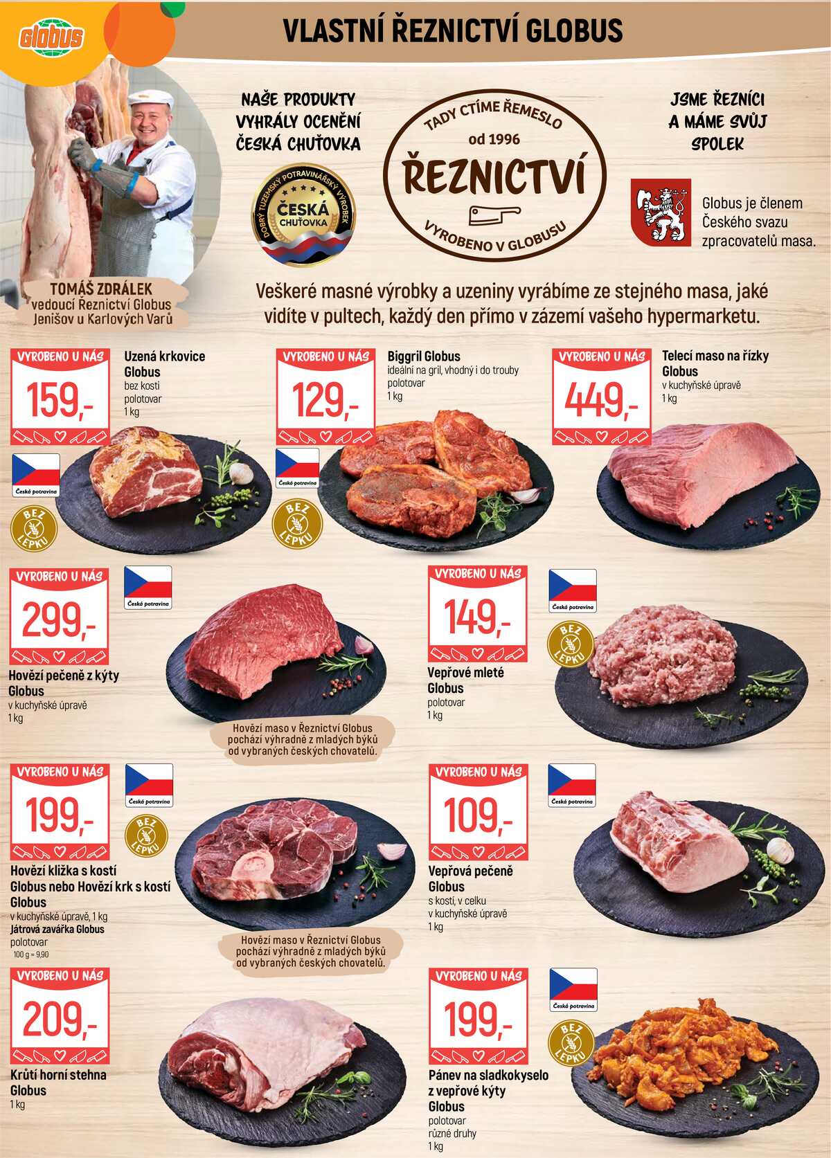 Akční leták Globus 7.10. - 13.10.2026 - Globus Jenišov u Karlových Varů strana 5