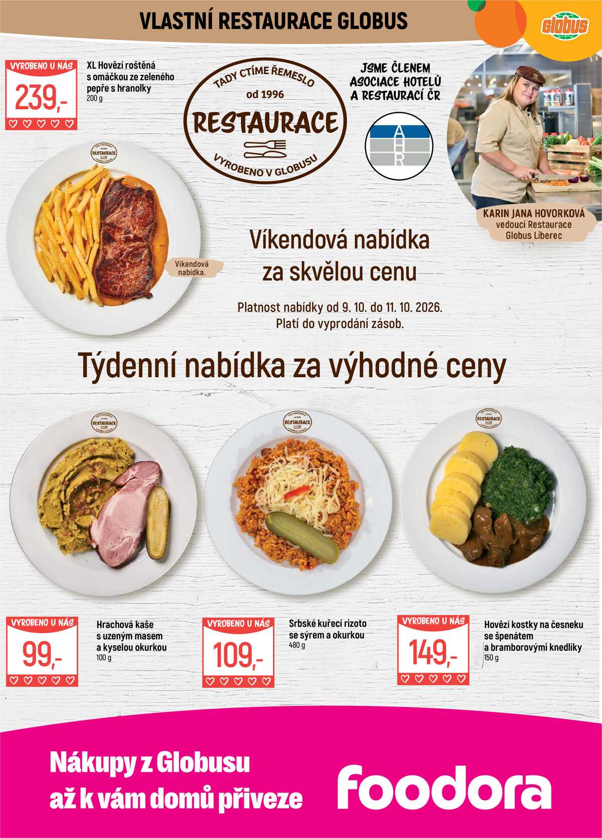Akční leták Globus 7.10. - 13.10.2026 - Globus Liberec strana 8