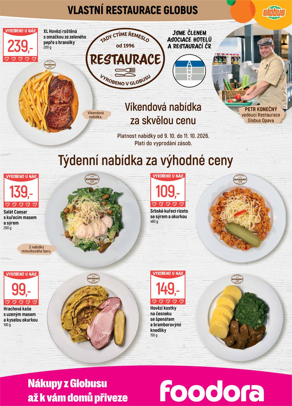 Akční leták Globus 7.10. - 13.10.2026 - Globus Opava