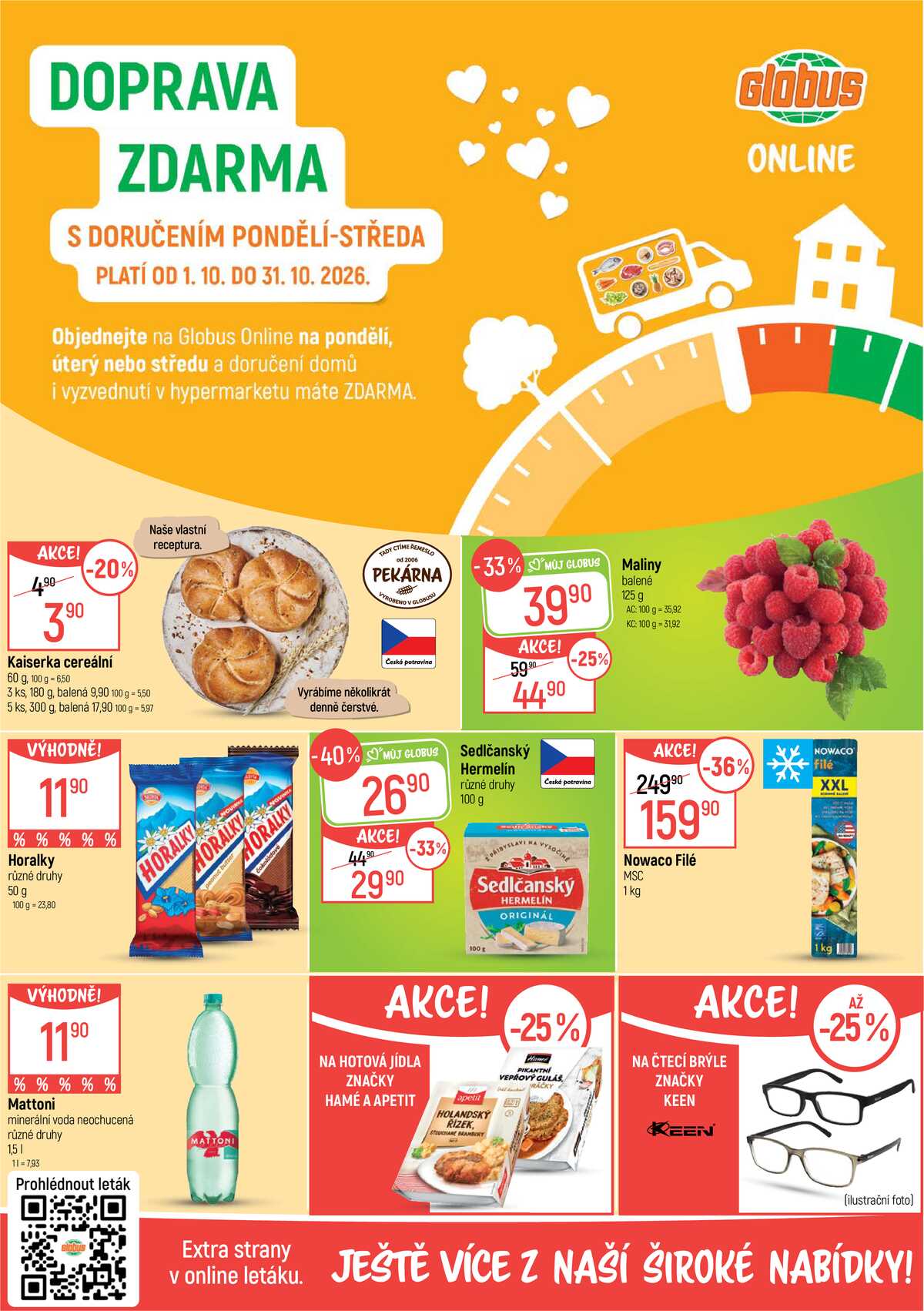 Akční leták Globus 7.10. - 13.10.2026 - Globus Ostrava strana 2
