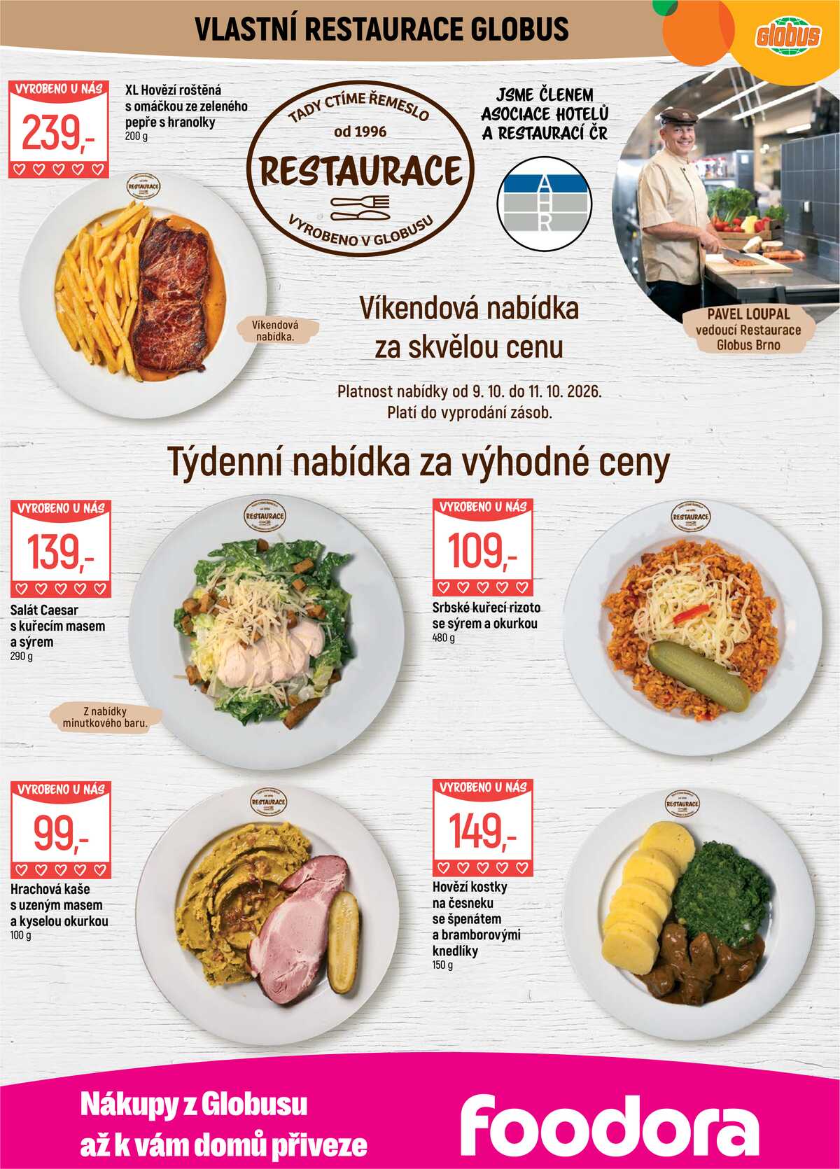 Akční leták Globus 7.10. - 13.10.2026 - Globus Brno Ivanovice strana 8