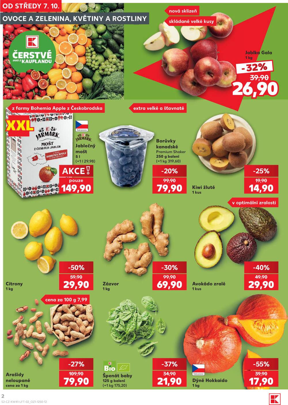 Leták Kaufland - Kaufland 7.10. - 13.10. - Kaufland - Praha 12 (Modřany) - strana 2 Leták Kaufland - Kaufland 7.10. - 13.10. - Kaufland - Praha 12 (Modřany) - strana 2