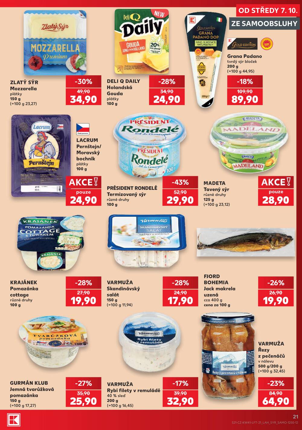 Leták Kaufland - Kaufland 7.10. - 13.10. - Kaufland - Strakonice - strana 21 Leták Kaufland - Kaufland 7.10. - 13.10. - Kaufland - Strakonice - strana 21