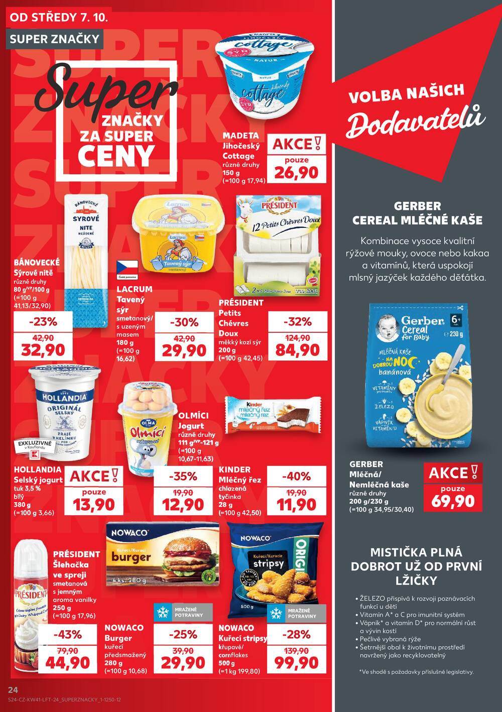 Leták Kaufland - Kaufland 7.10. - 13.10. - Kaufland - Strakonice - strana 24 Leták Kaufland - Kaufland 7.10. - 13.10. - Kaufland - Strakonice - strana 24