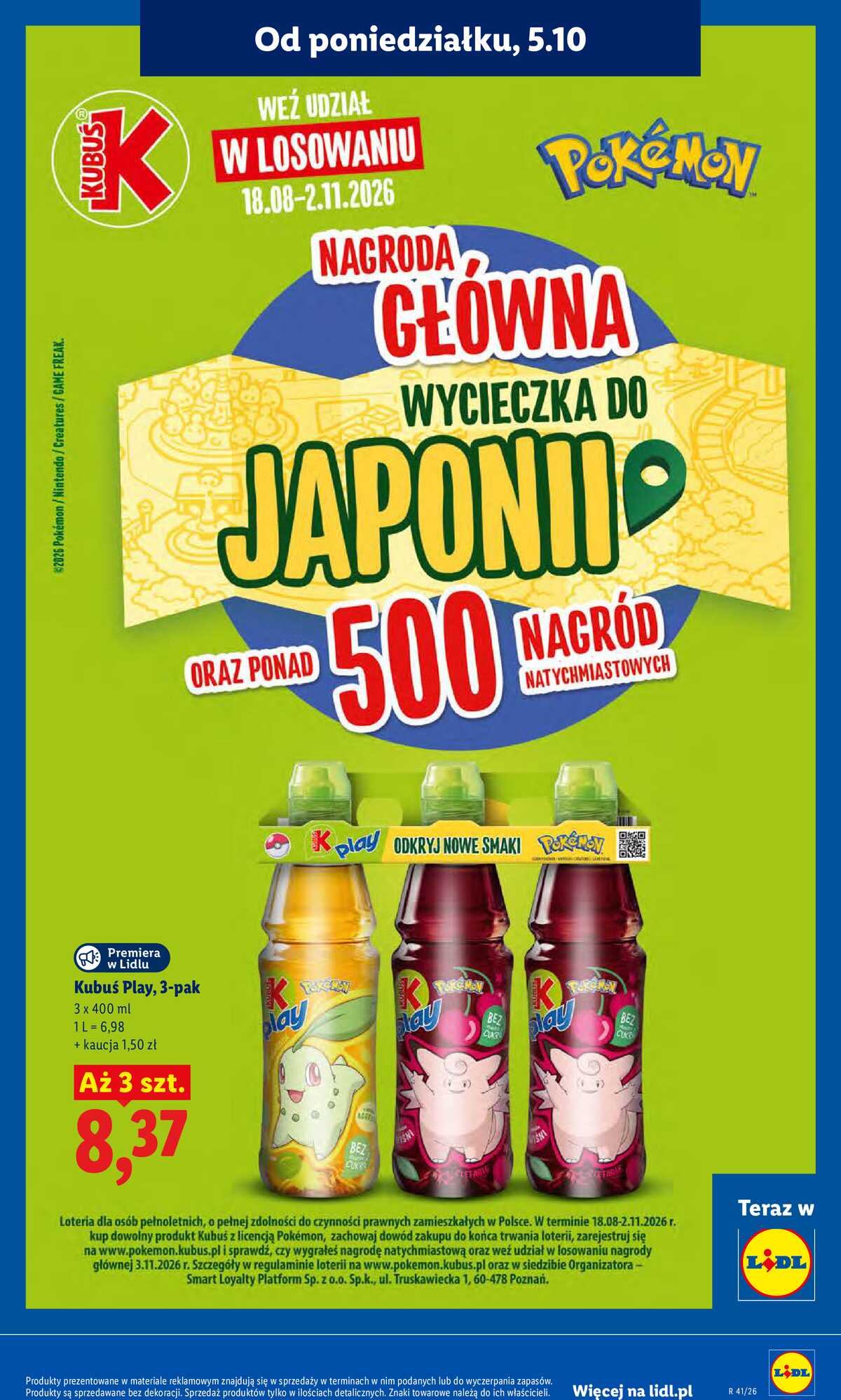 Leták Lidl Polsko 5.10.-7.10.2026 - Leták strana 73