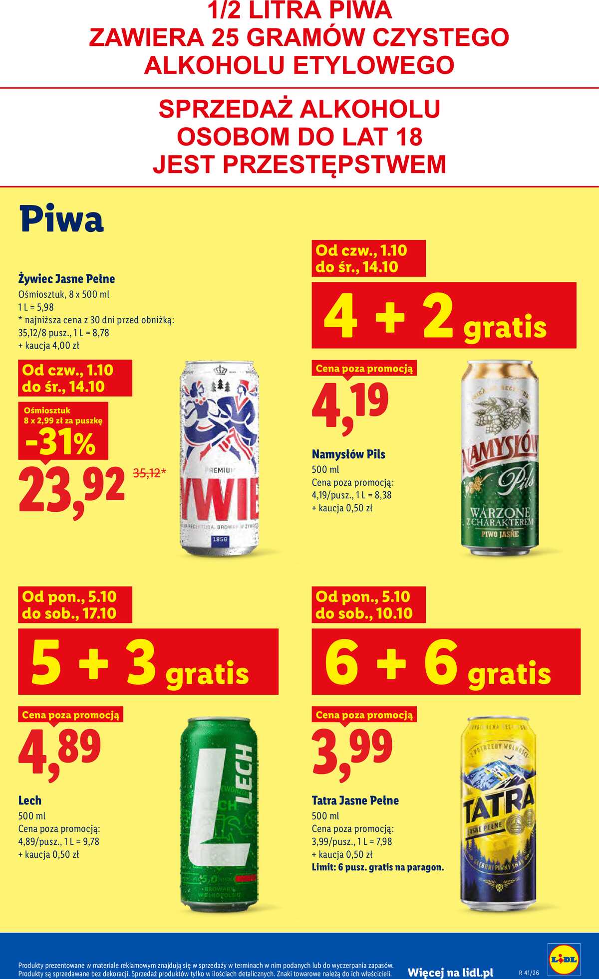 Leták Lidl Polsko 5.10.-7.10.2026 - Leták strana 75