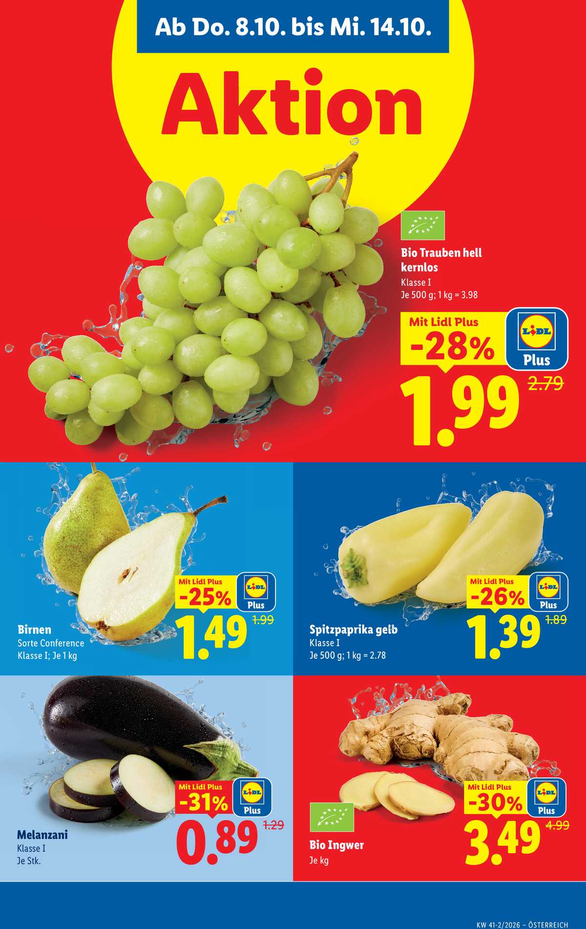 Leták Lidl Rakousko 8.10.-14.10.2026 strana 3