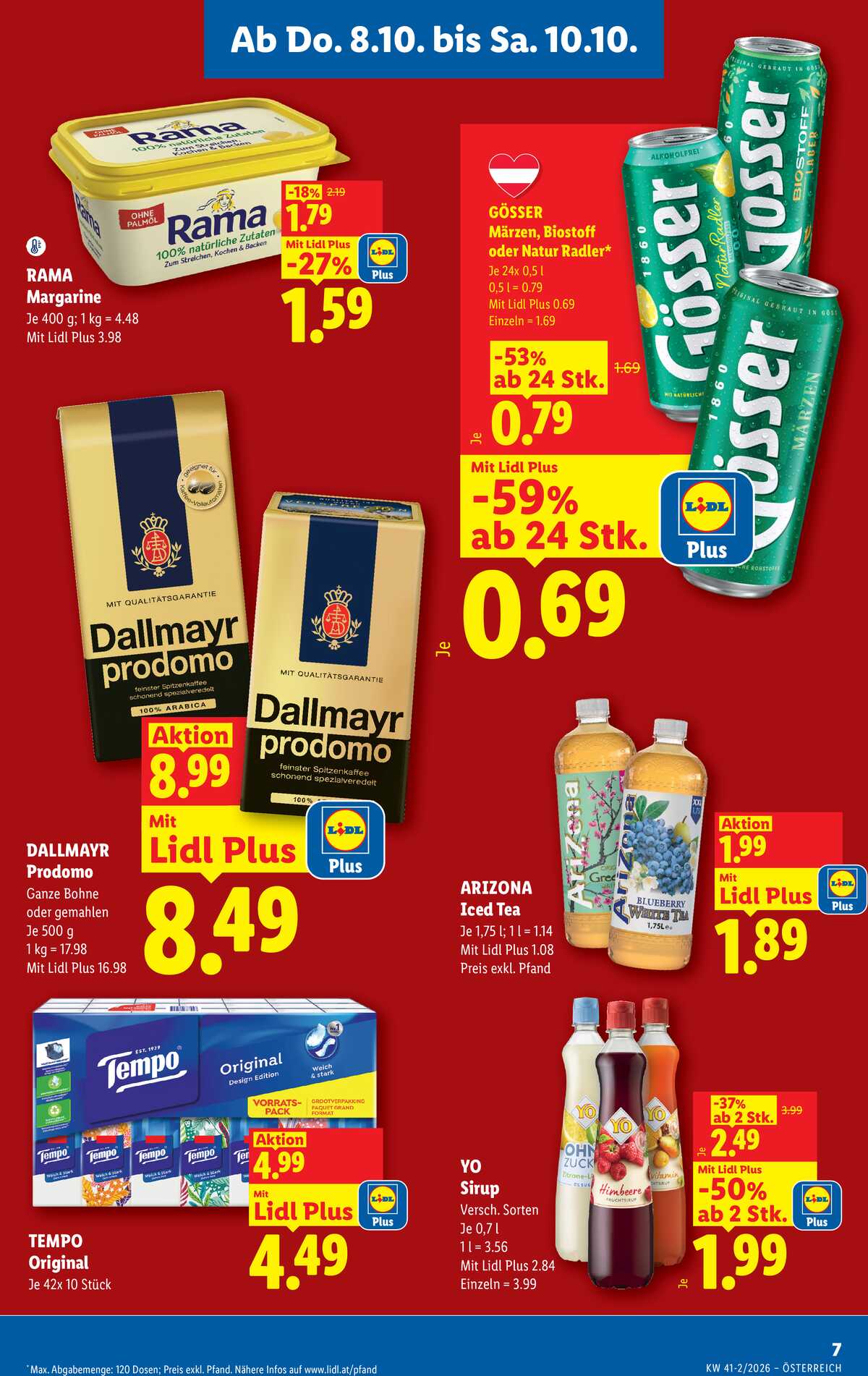Leták Lidl Rakousko 8.10.-14.10.2026 strana 9