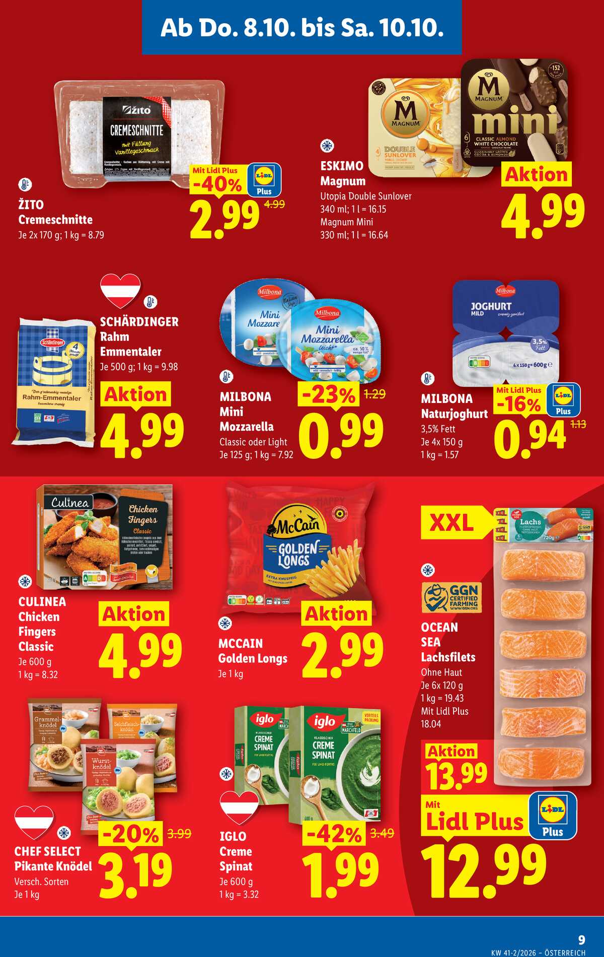Leták Lidl Rakousko 8.10.-14.10.2026 strana 11