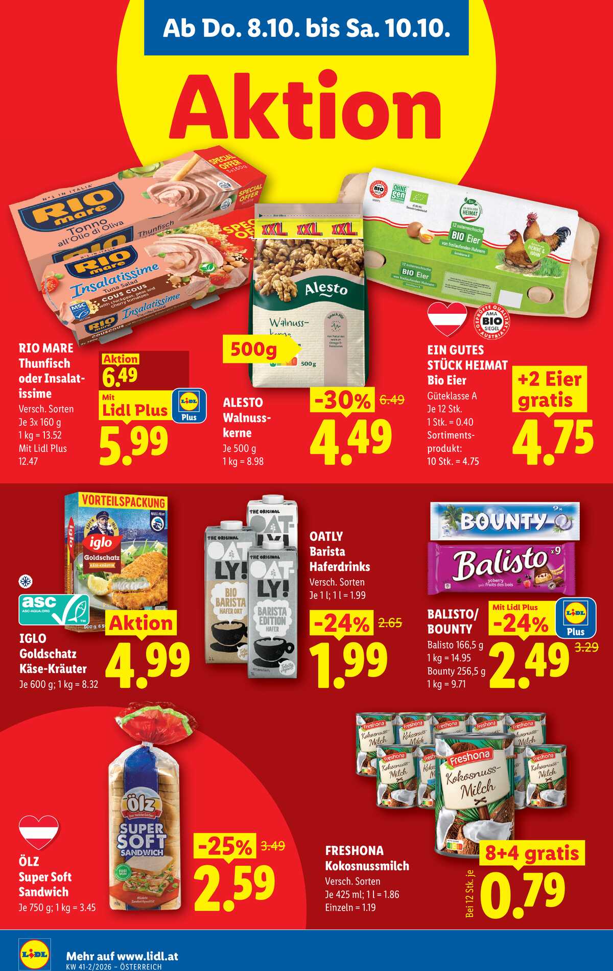 Leták Lidl Rakousko 8.10.-14.10.2026 strana 12