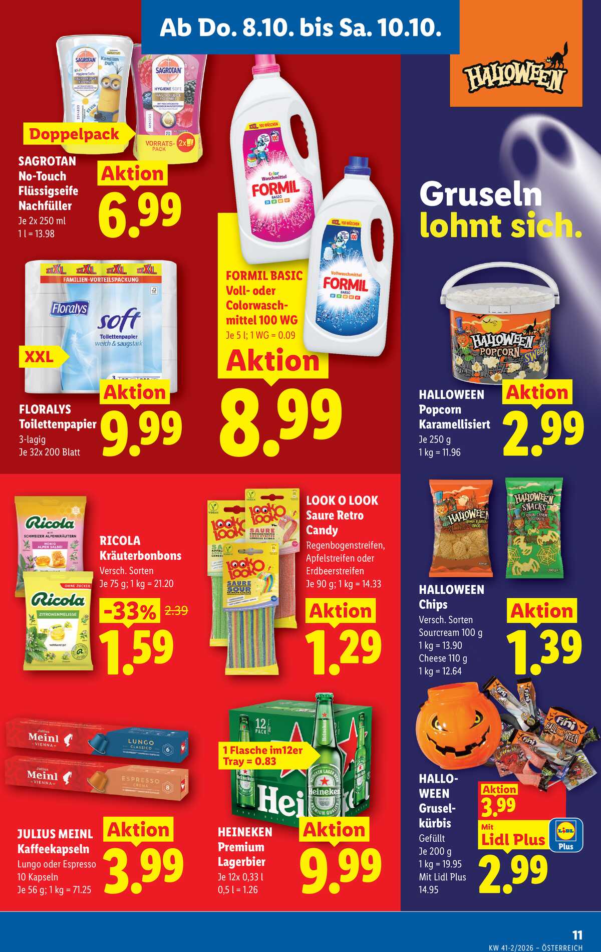 Leták Lidl Rakousko 8.10.-14.10.2026 strana 13