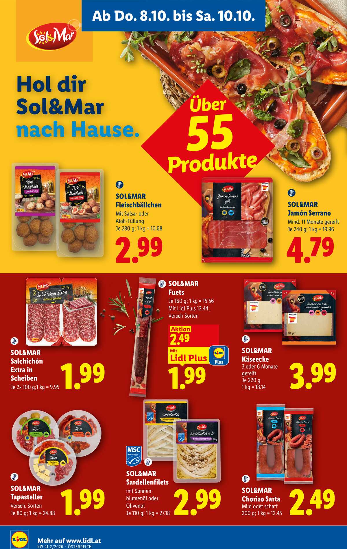 Leták Lidl Rakousko 8.10.-14.10.2026 strana 14