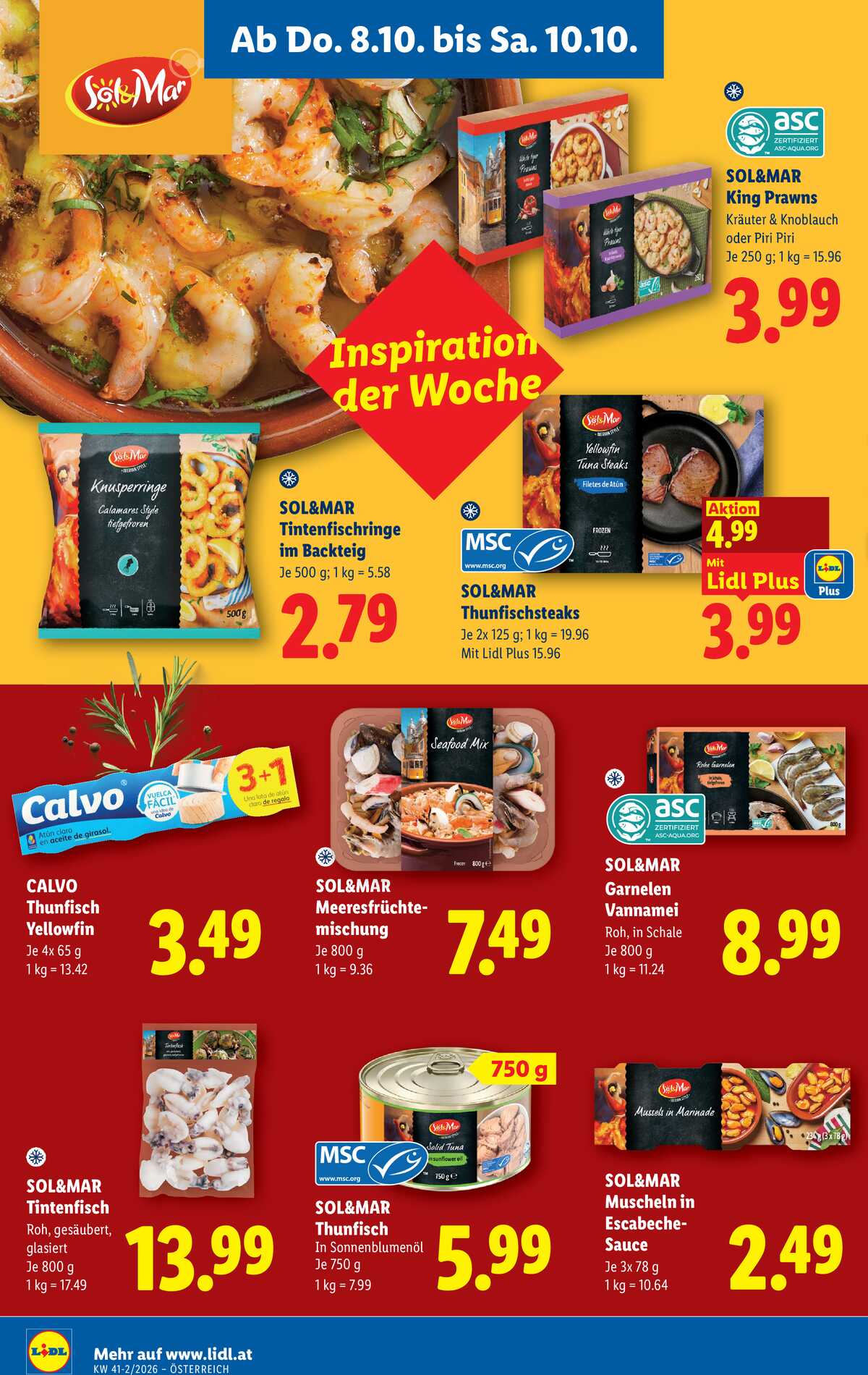Leták Lidl Rakousko 8.10.-14.10.2026 strana 16