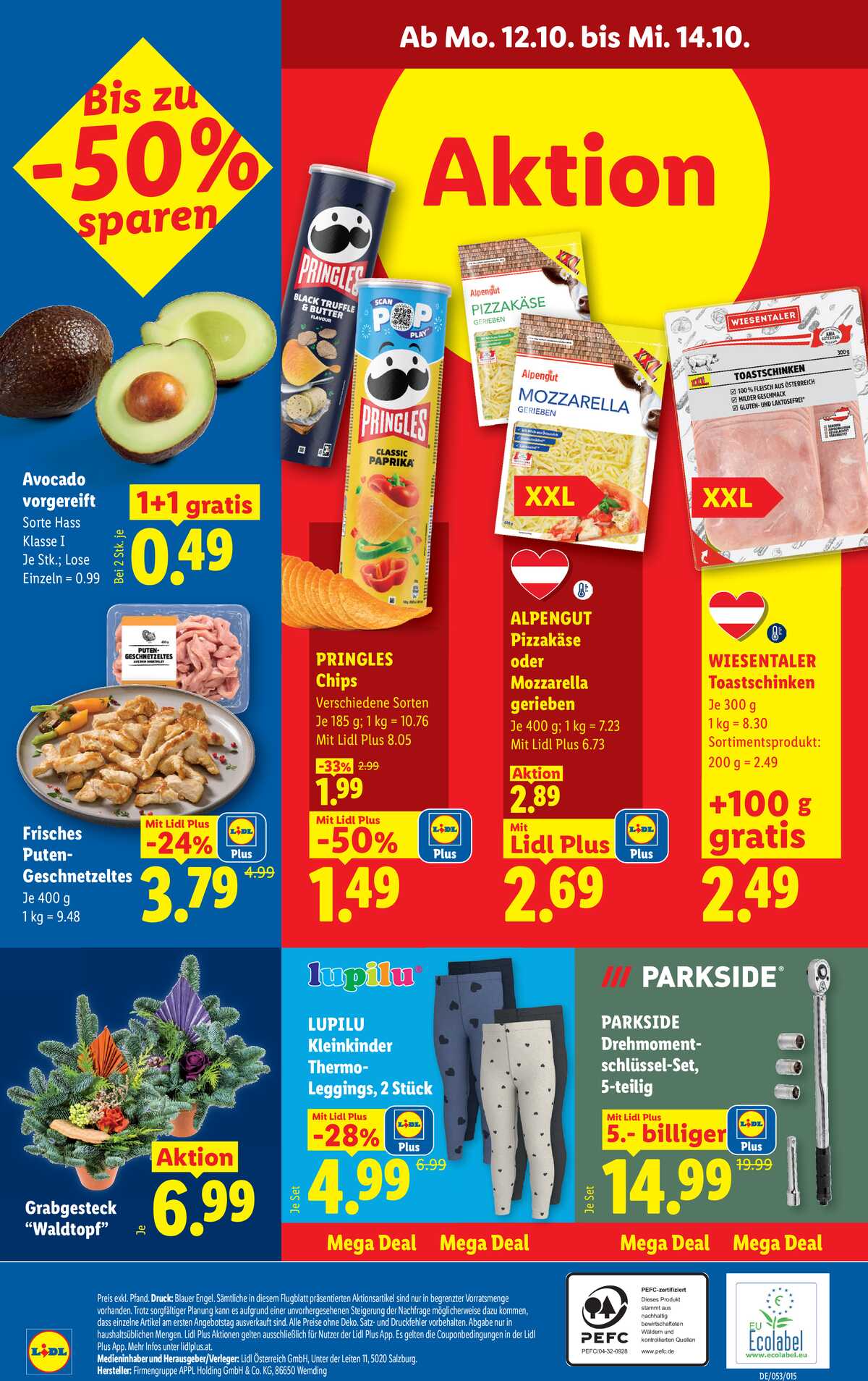 Leták Lidl Rakousko 8.10.-14.10.2026 strana 33