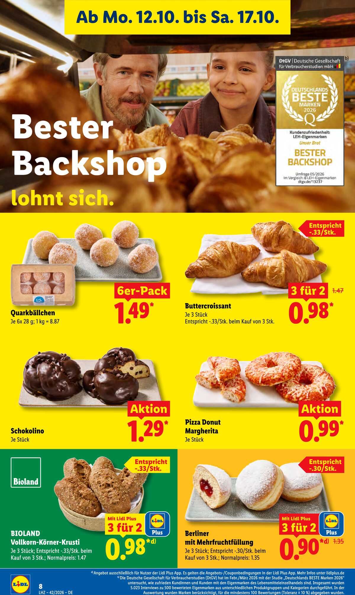 Leták Lidl Německo 12.10.-17.10.2026 strana 14