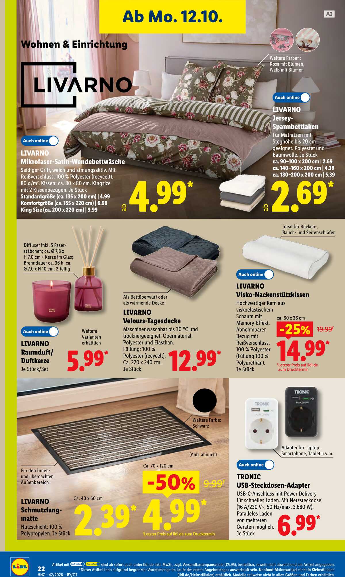 Leták Lidl Německo 12.10.-17.10.2026 strana 36
