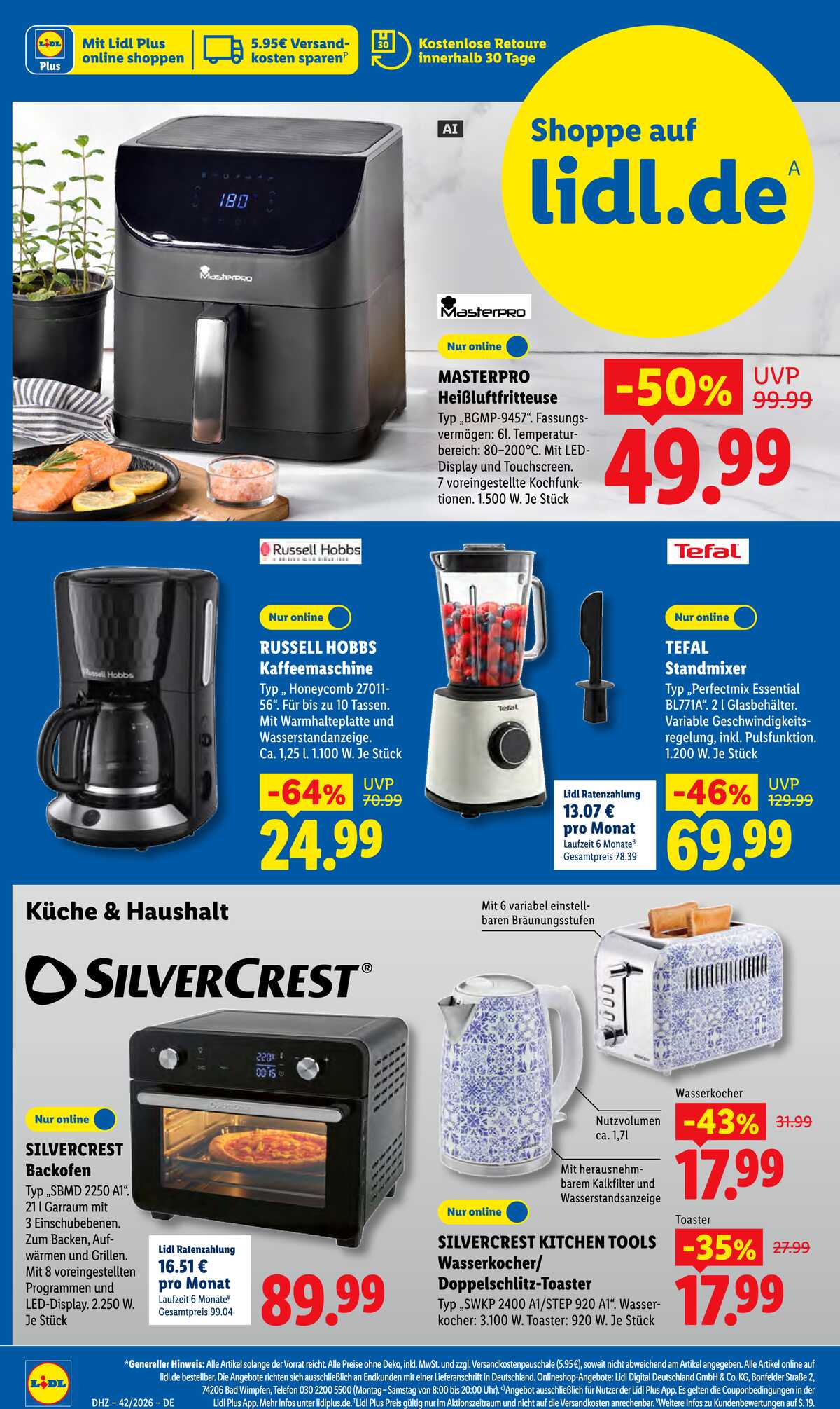 Leták Lidl Německo 12.10.-17.10.2026 strana 44