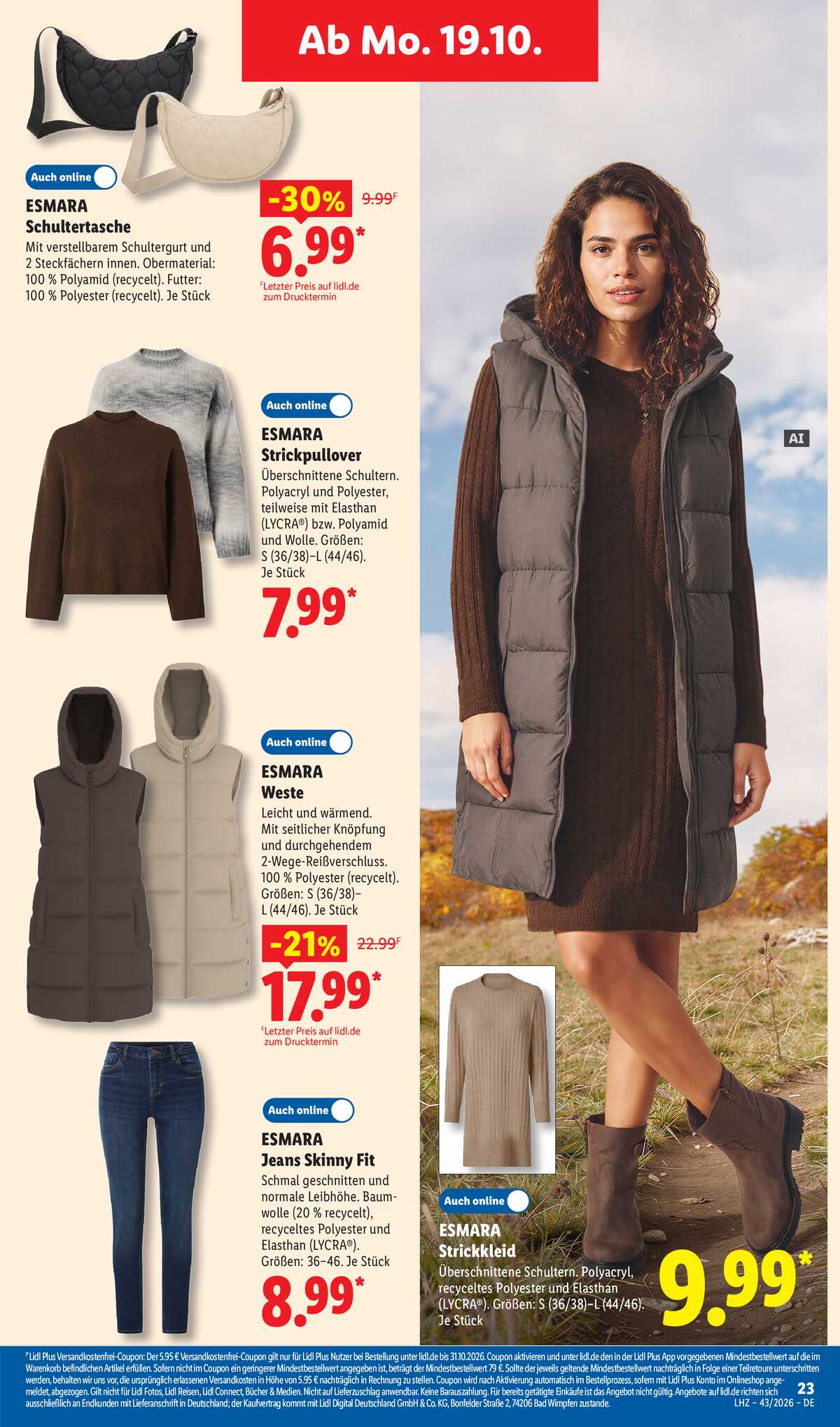 Leták Lidl Německo 19.10.-24.10.2026 strana 9