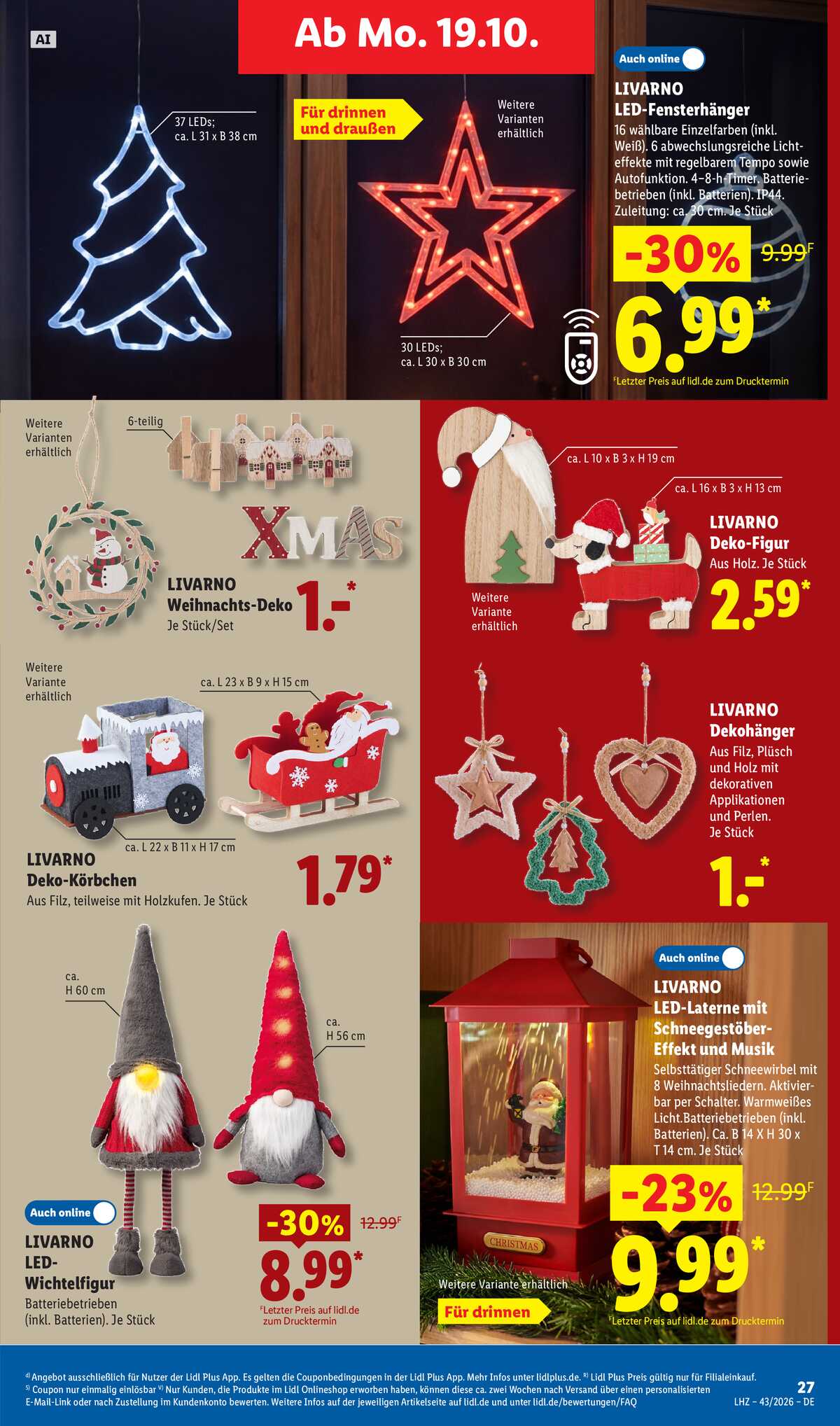 Leták Lidl Německo 19.10.-24.10.2026 strana 13