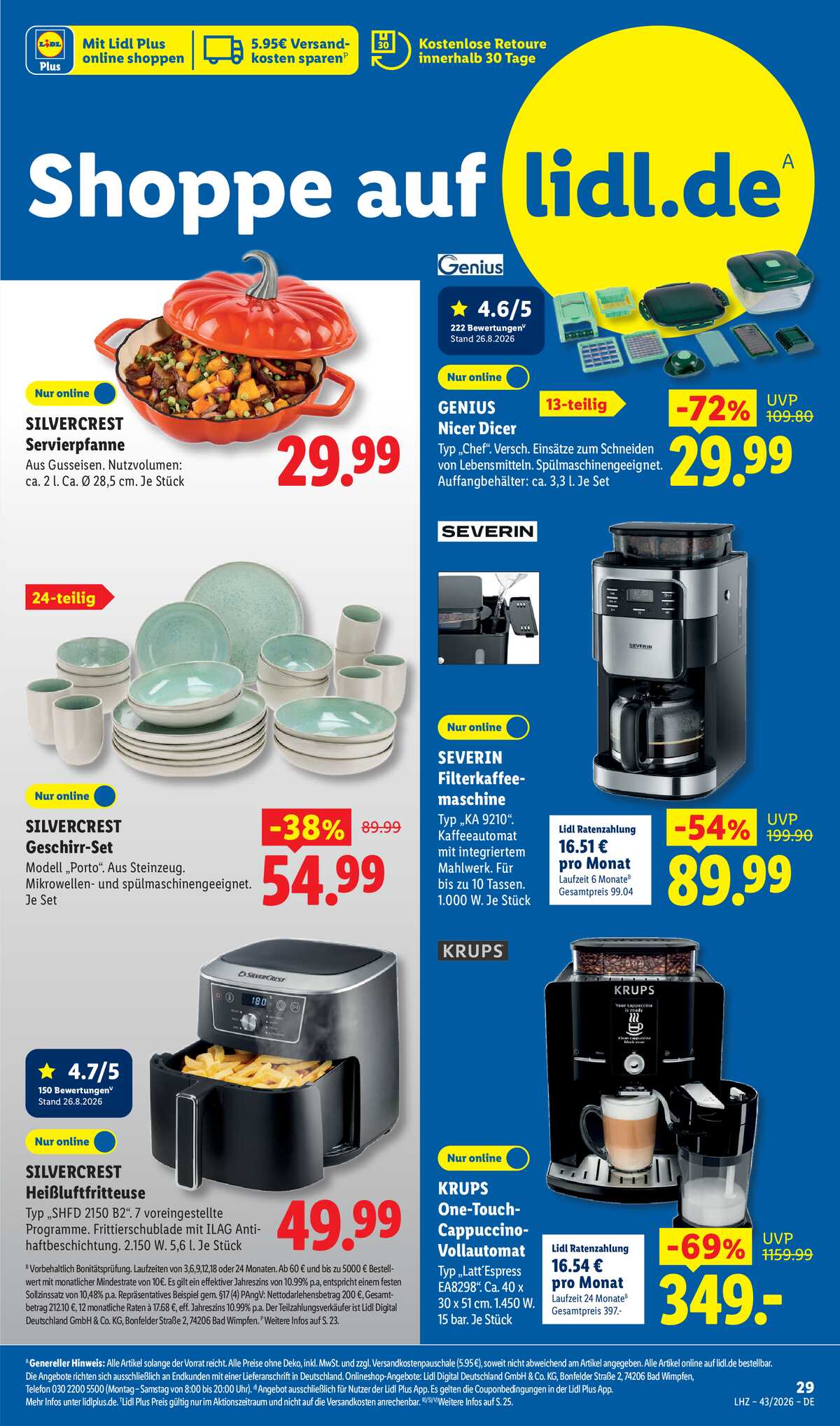 Leták Lidl Německo 19.10.-24.10.2026 strana 15