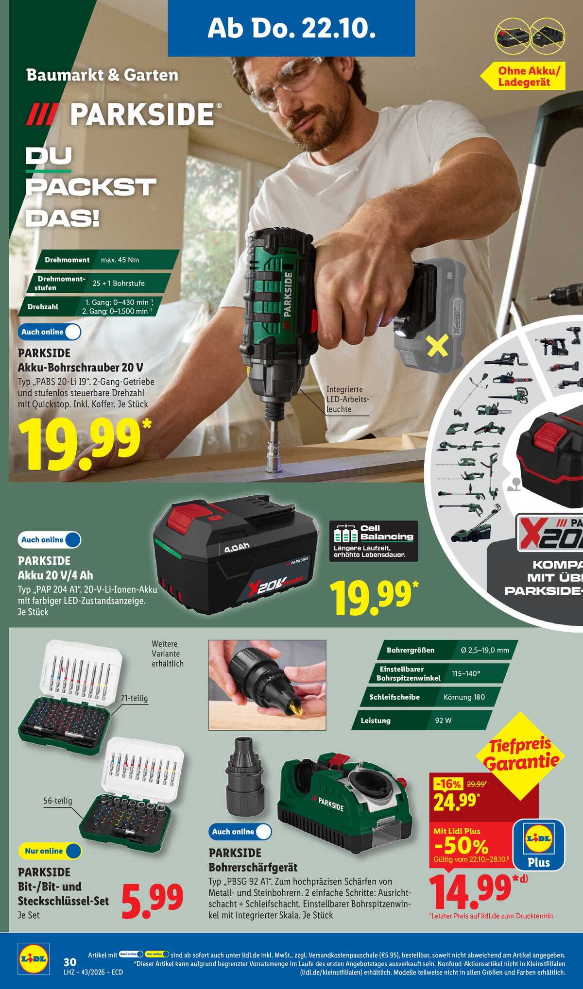 Leták Lidl Německo 19.10.-24.10.2026 strana 18