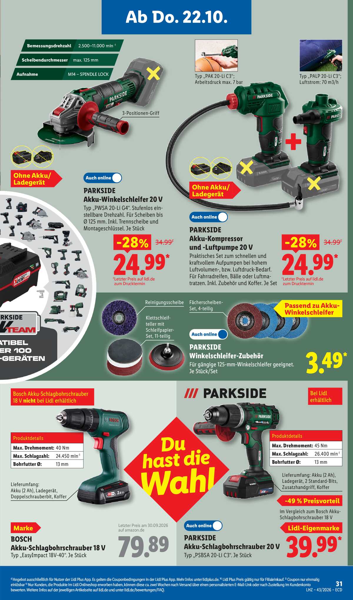 Leták Lidl Německo 19.10.-24.10.2026 strana 19
