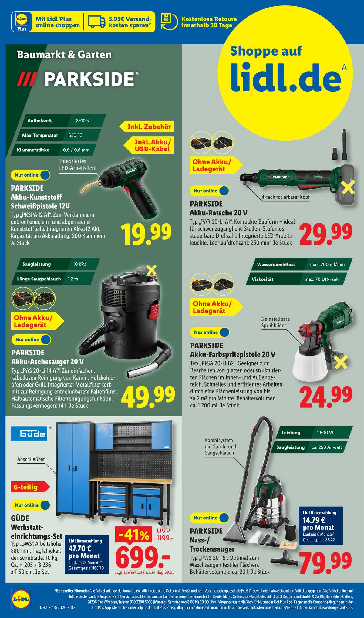 Leták Lidl Německo 19.10.-24.10.2026 strana 22