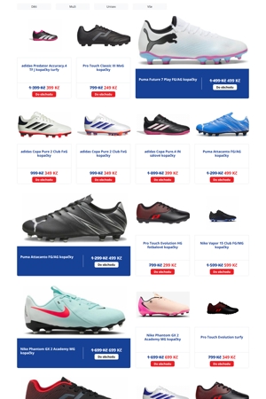 Intersport Kopačky a míče - 5. 10. 2026