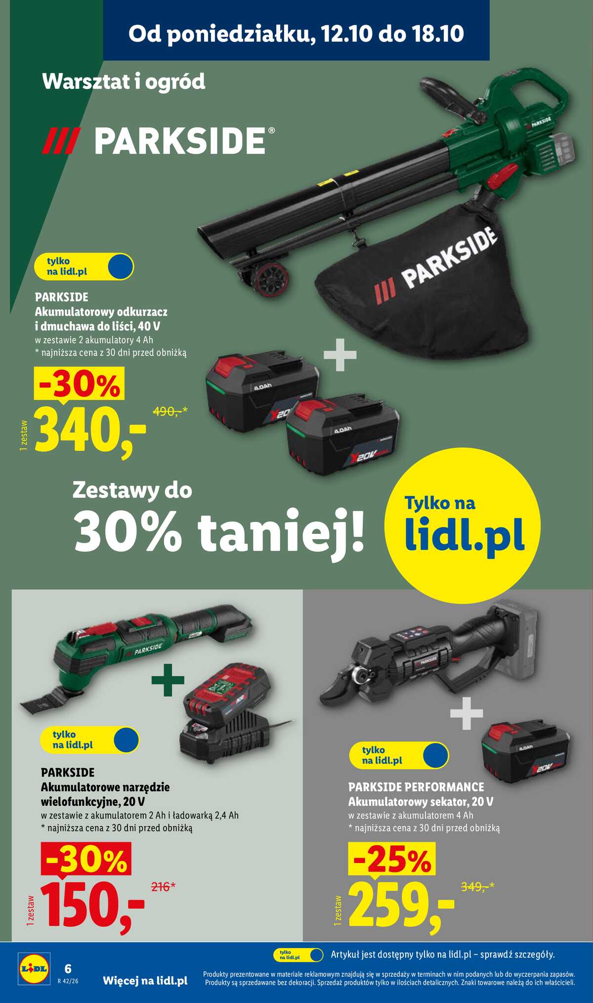 Leták Lidl Polsko 12.10.-24.10.2026 - Katalog strana 6